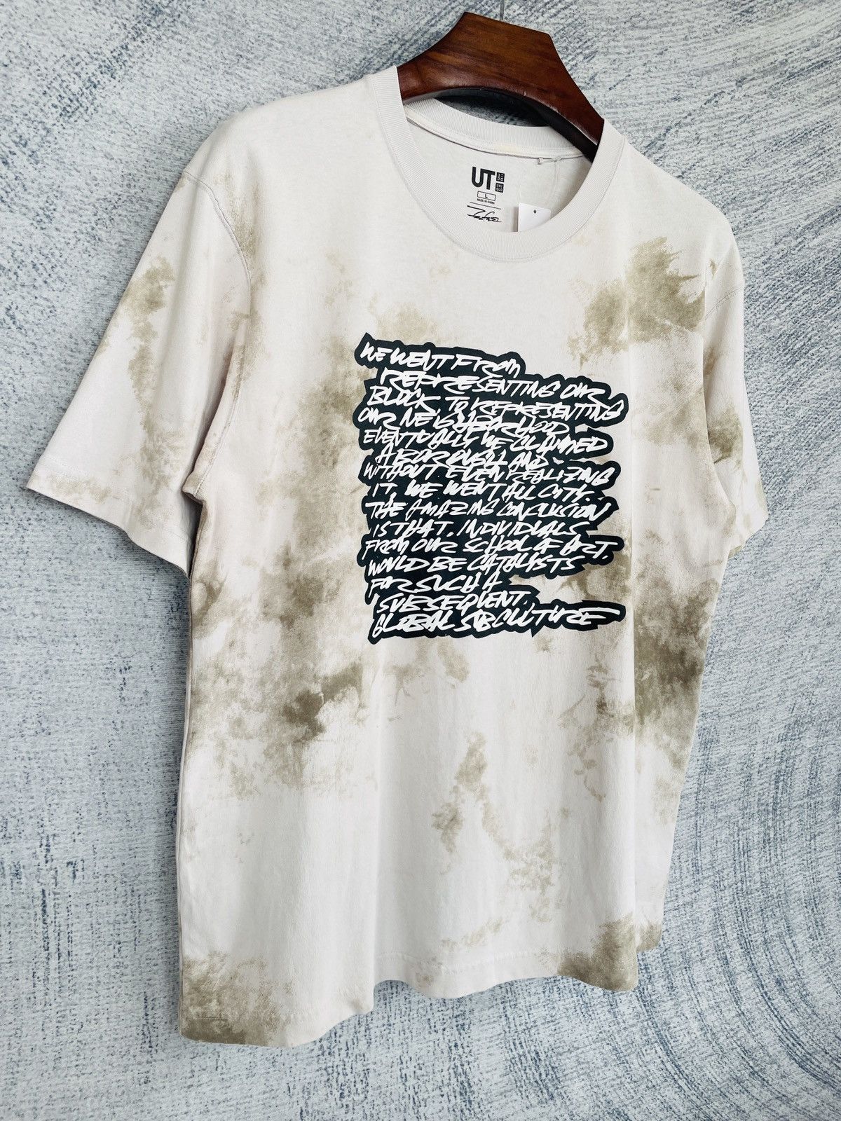Futura × Japanese Brand × Uniqlo Uniqlo x Futura Tie Dye Shirt Size US L / EU 52-54 / 3 - 5 Thumbnail