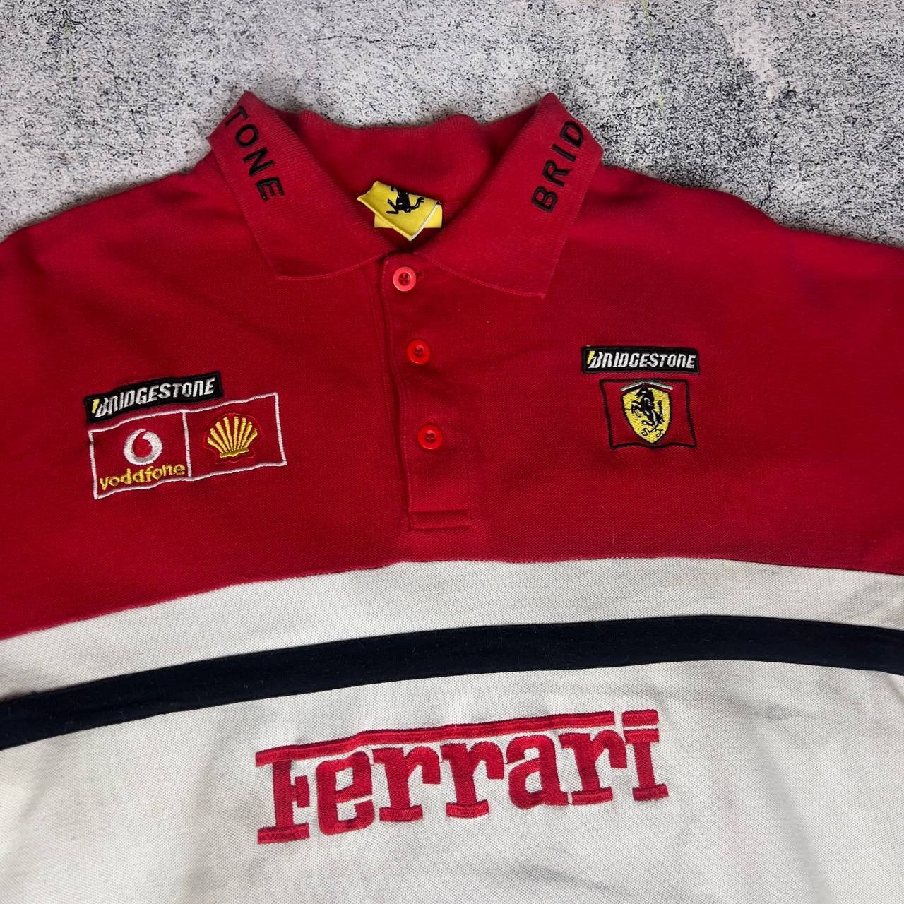 Ferrari Ferrari Polo Men's Size S Cotton Short Sleeve` Size US S / EU 44-46 / 1 - 3 Thumbnail