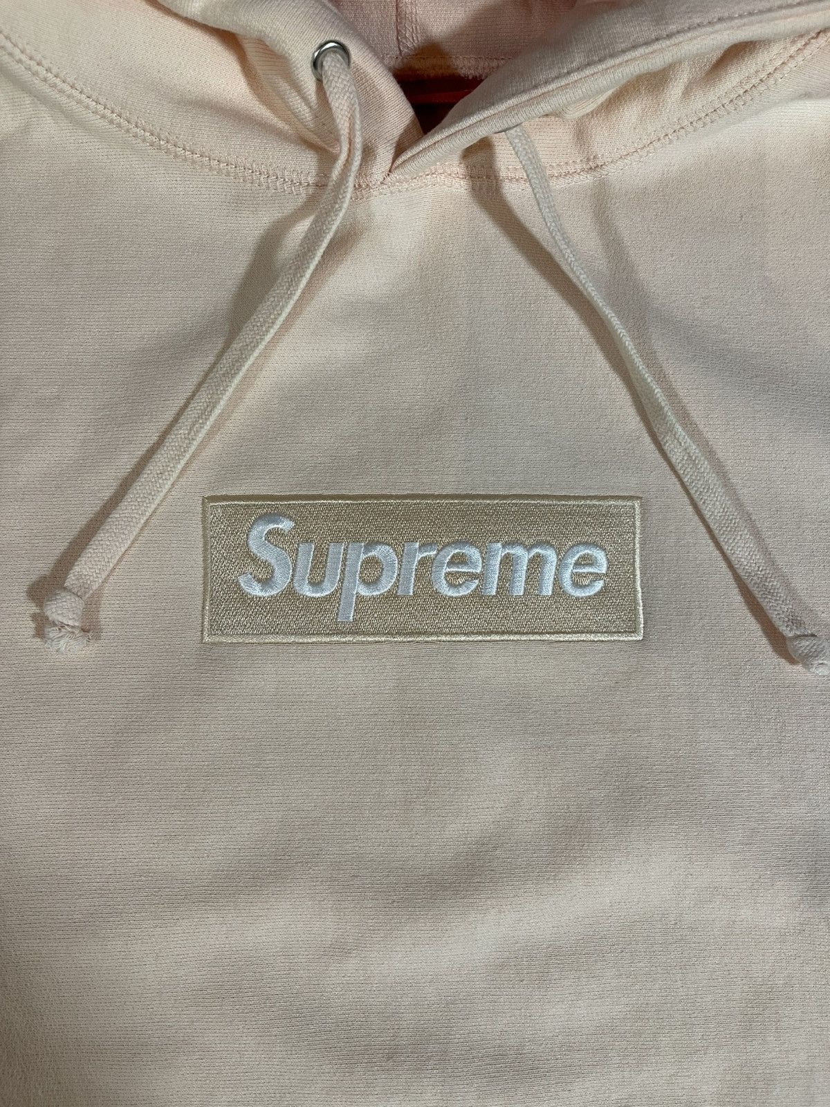 Supreme 2016FW Supreme Box Logo Hoodie Hooded Sweatshirt Peach Pink Size US M / EU 48-50 / 2 - 2 Thumbnail