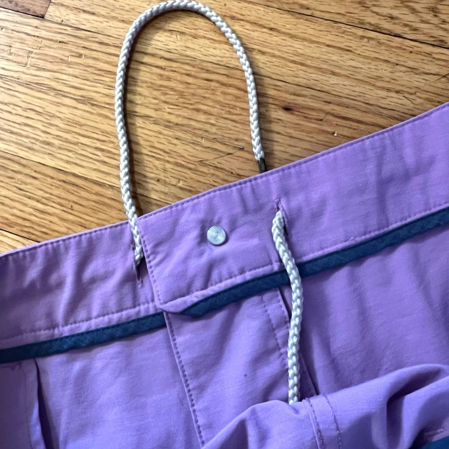 Faherty Faherty Shorts Mens 38 All day Performance Drawstring Golf Pinkish Purple Mens Regular Chino Pink Faherty Size US 38 / EU 54 - 4 Thumbnail