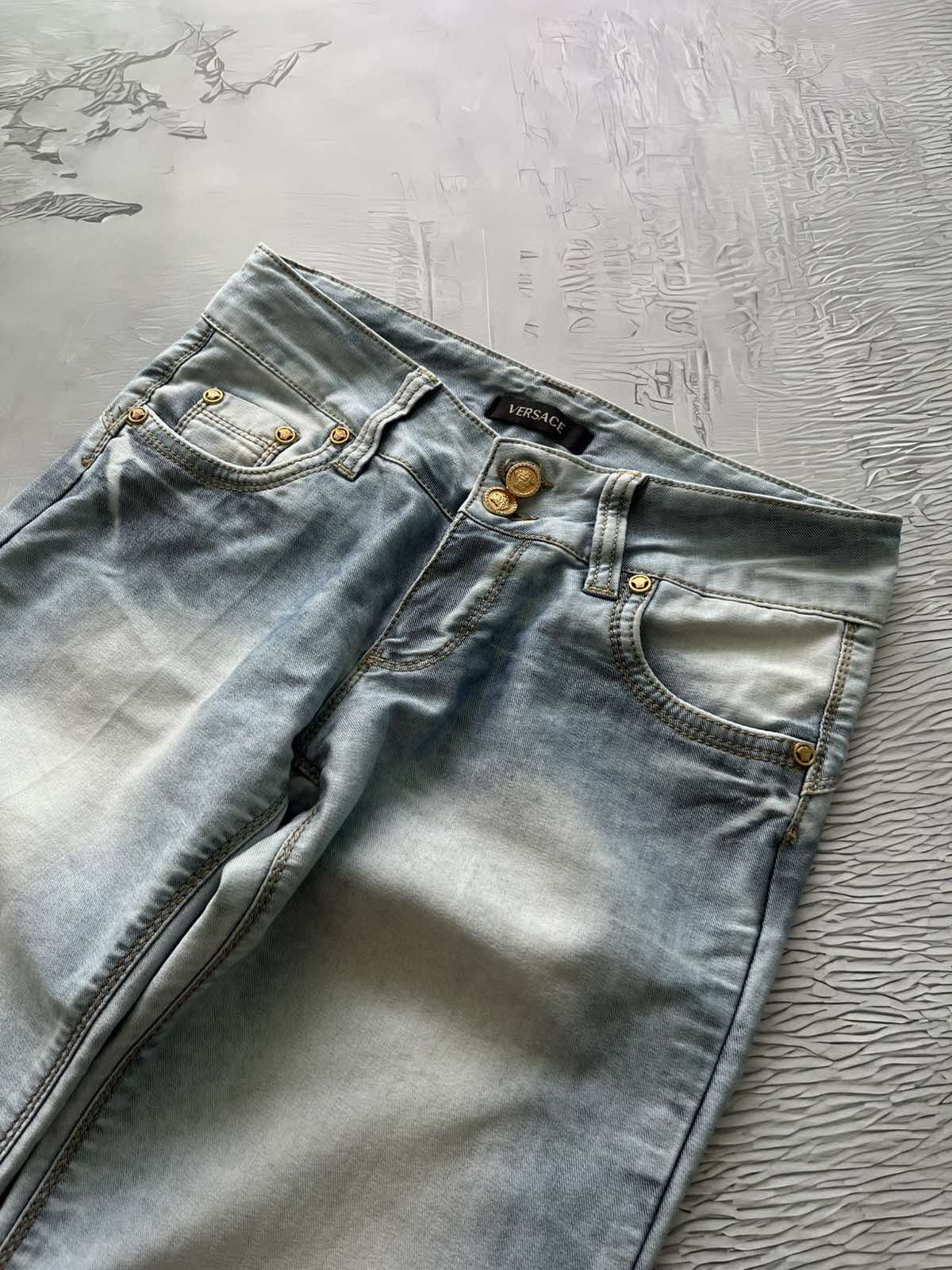 Versace Versace Luxury Vintage Jeans Denim Blue Size 27" / US 4 / IT 40 - 2 Thumbnail