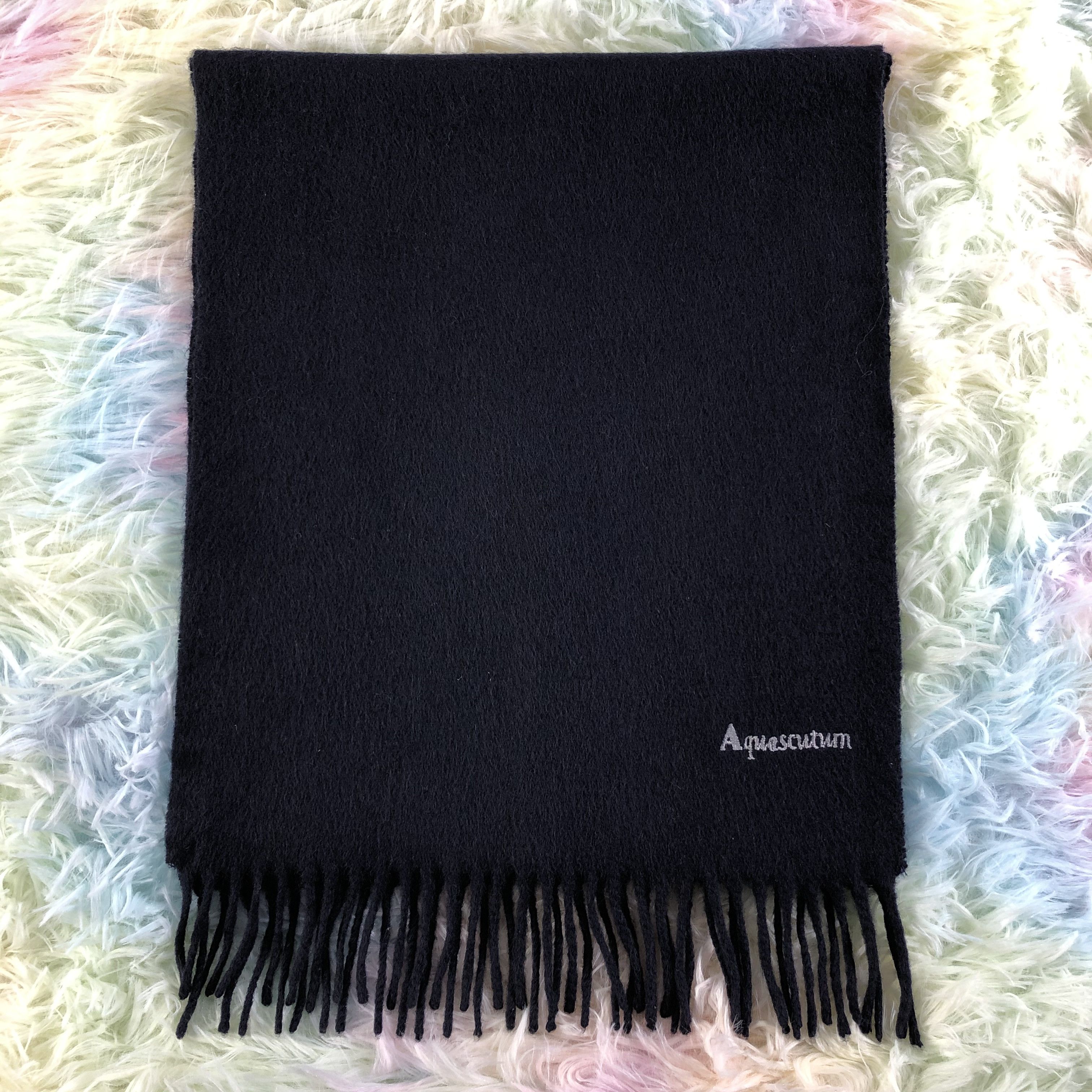 Aquascutum × Vintage Aquascutum Scarf / Muffler / Neckwear - KM153 Size ONE SIZE - 2 Thumbnail