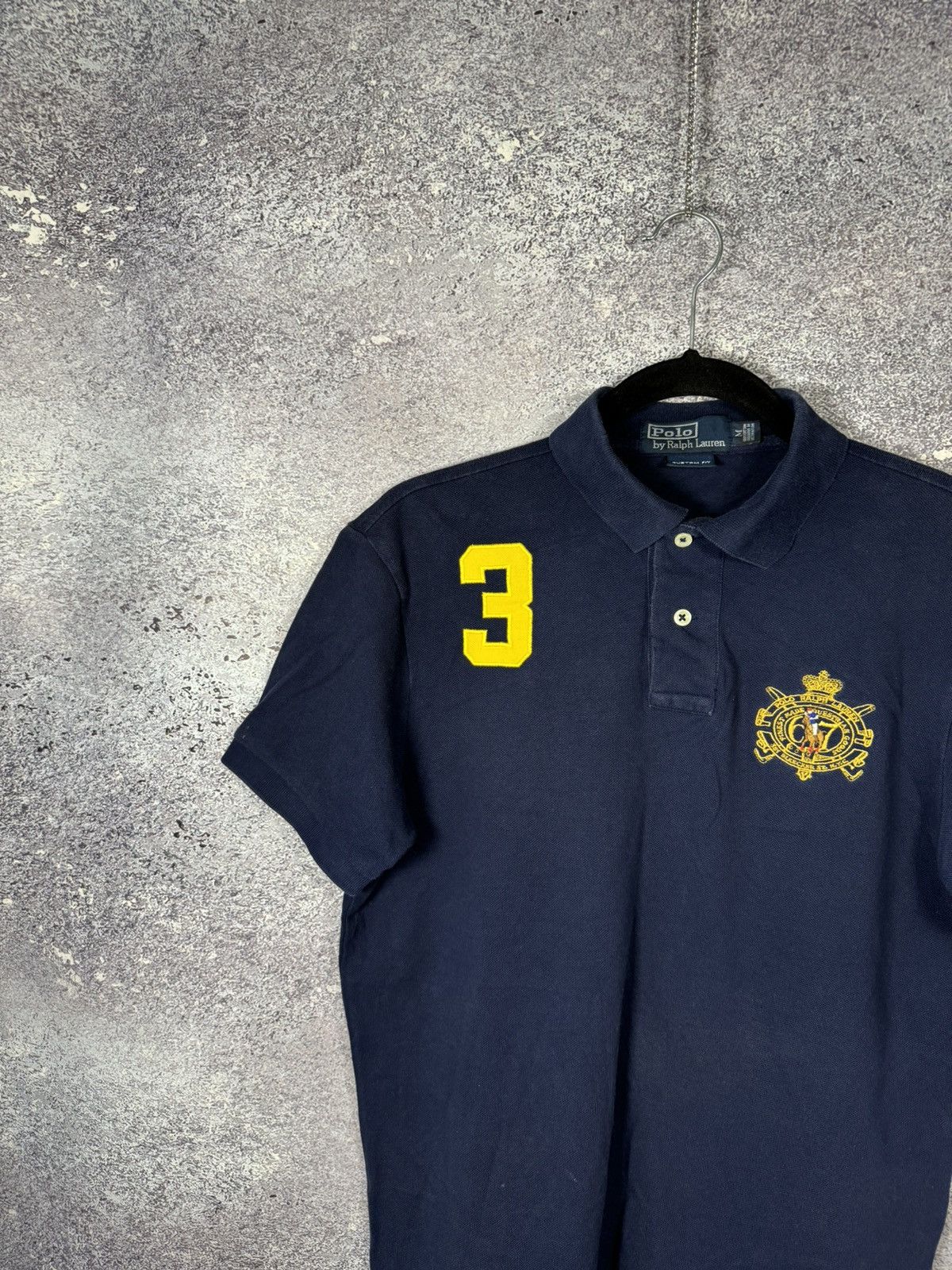 Polo Ralph Lauren × Vintage Polo Ralph Lauren Mens Equestrian Horse Crest Polo Rugby #3 Size US M / EU 48-50 / 2 - 3 Thumbnail