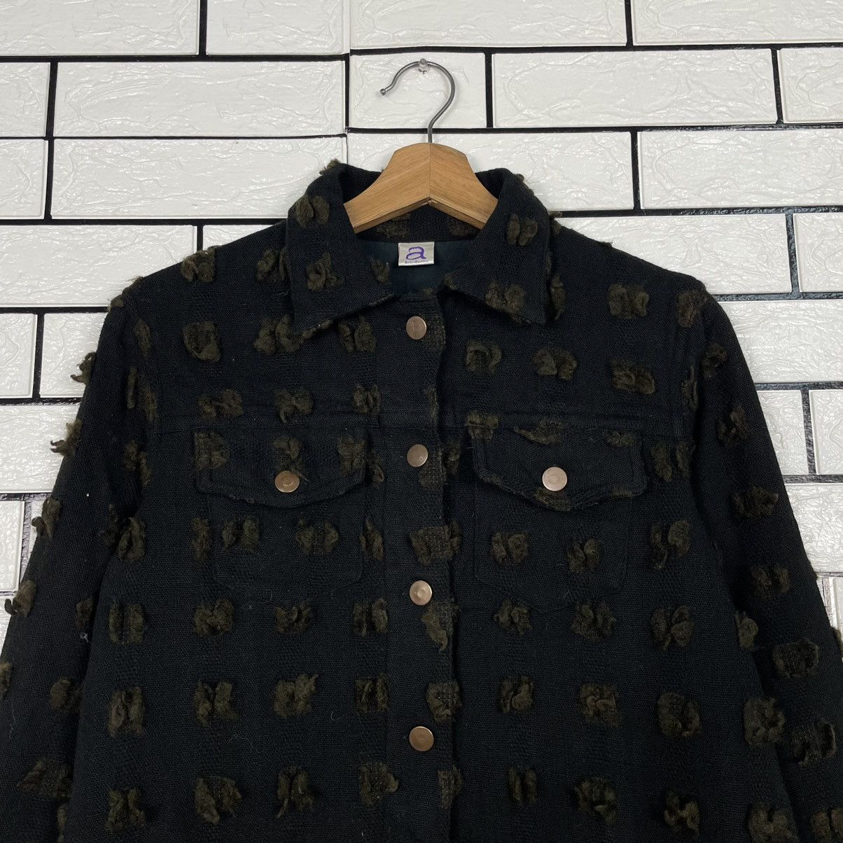 Japanese Brand Arti Balafon Textured Design Women Jacket Size M / US 6-8 / IT 42-44 - 2 Thumbnail