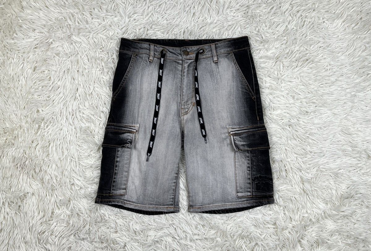 Designer × Japanese Brand Leflah Denim Cargo Short Pants Size US 31 - 1 Thumbnail