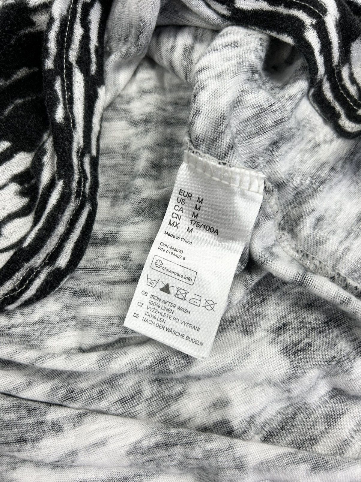 H&M × Isabel Marant rare ISABEL MARANT x H&M Abstract Linen Longsleeve Y2K Size US M / EU 48-50 / 2 - 12 Thumbnail