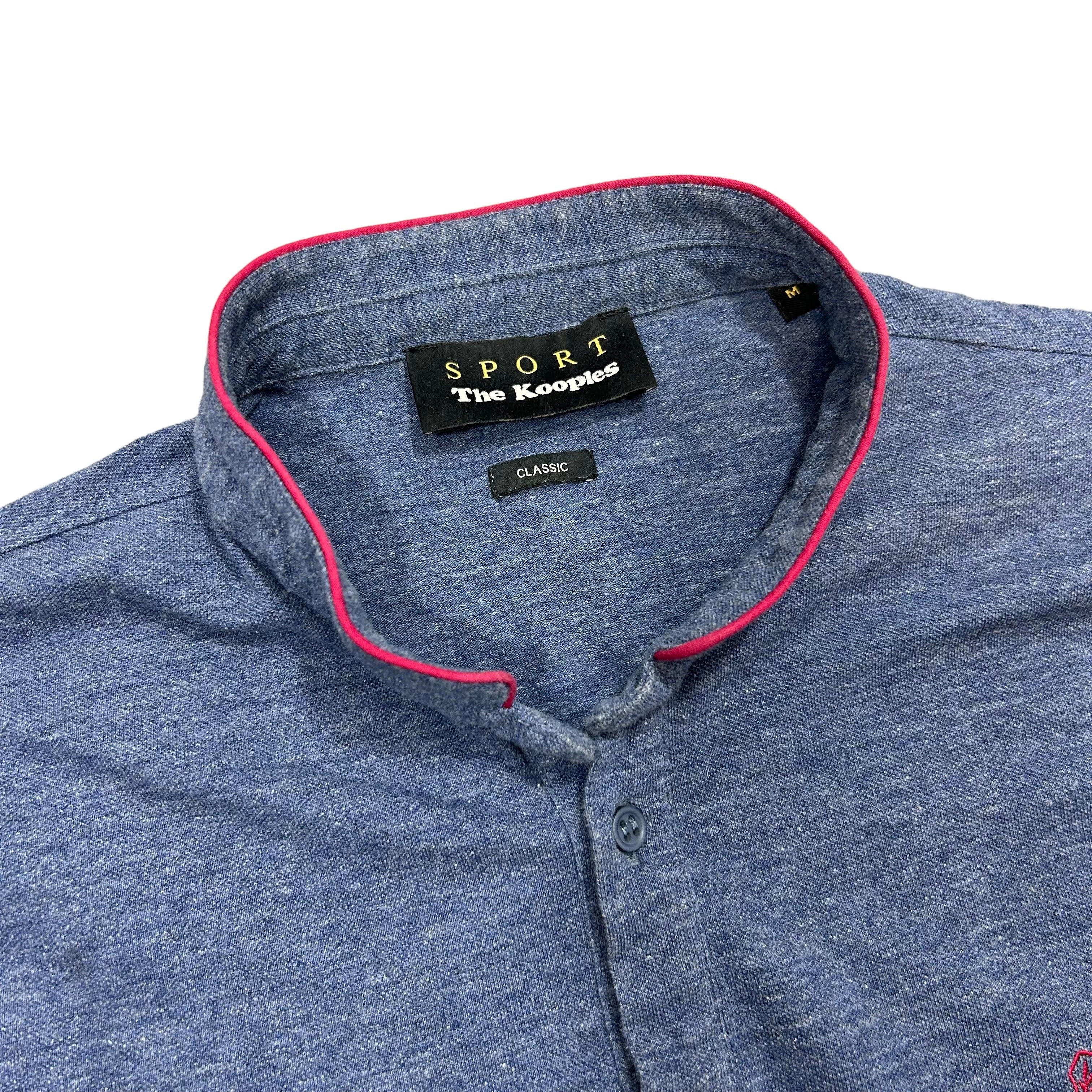 The Kooples The Kooples Sport Blue Melange Band Collar Polo Logo Medium Size US M / EU 48-50 / 2 - 5 Thumbnail