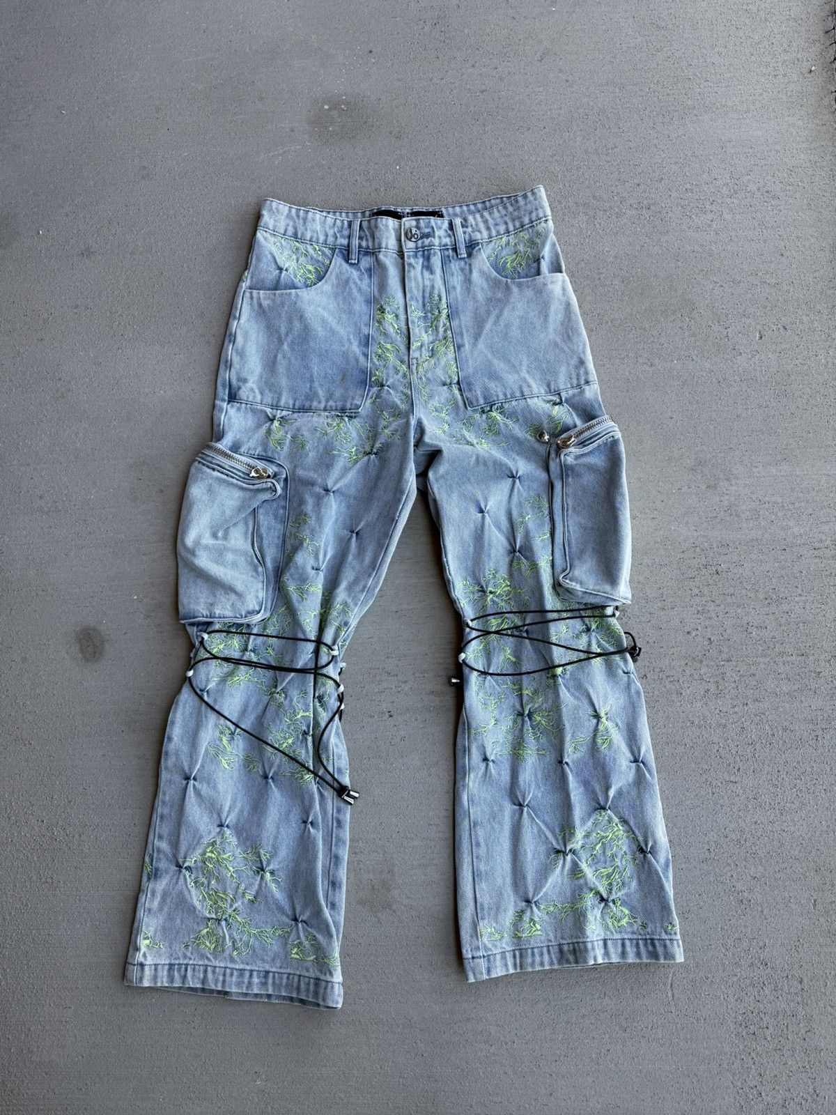 パンツ badson MOSS 'OVERGROWTH' DENIM PANTS MOSS 'OVERGROWTH