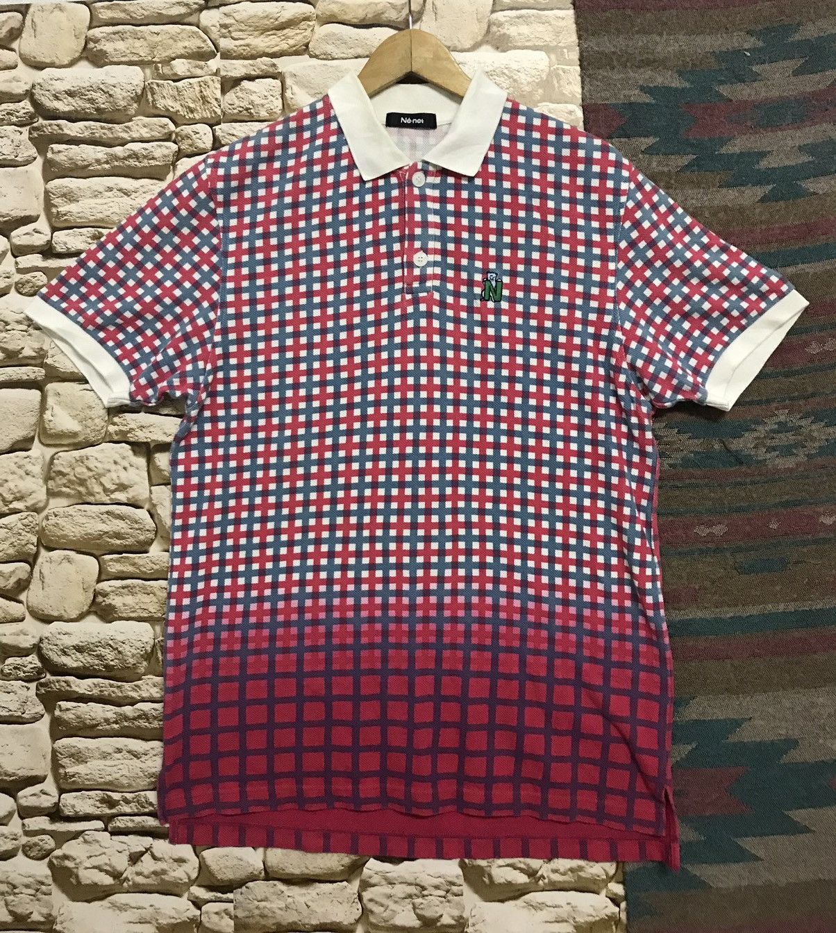 Issey Miyake × Ne-Net Ne-Net by Issey Miyake Polo T shirt Size US L / EU 52-54 / 3 - 1 Thumbnail