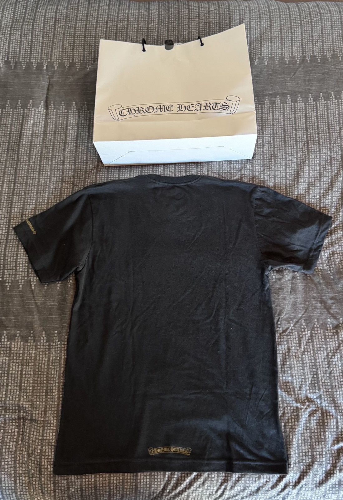 Chrome Hearts CHROME HEARTS ARMY GREEN NECK LOGO TEE Size US M / EU 48-50 / 2 - 5 Thumbnail