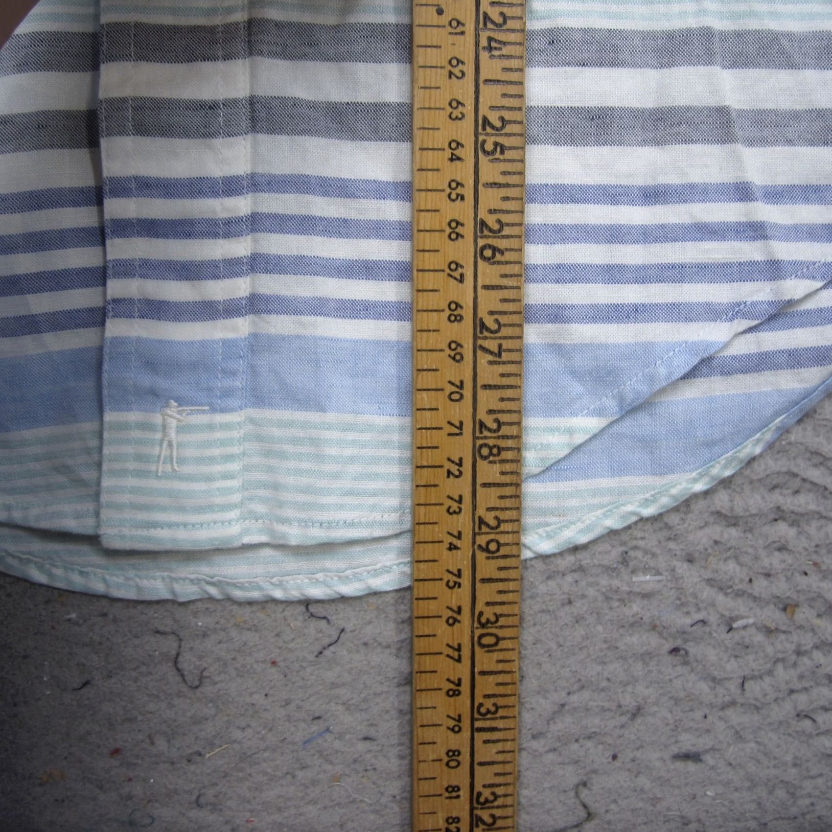 Vintage Ball And Buck Shirt Men Small Blue Button Up The Scout Shirt Linen Made In USA Size US S / EU 44-46 / 1 - 7 Thumbnail