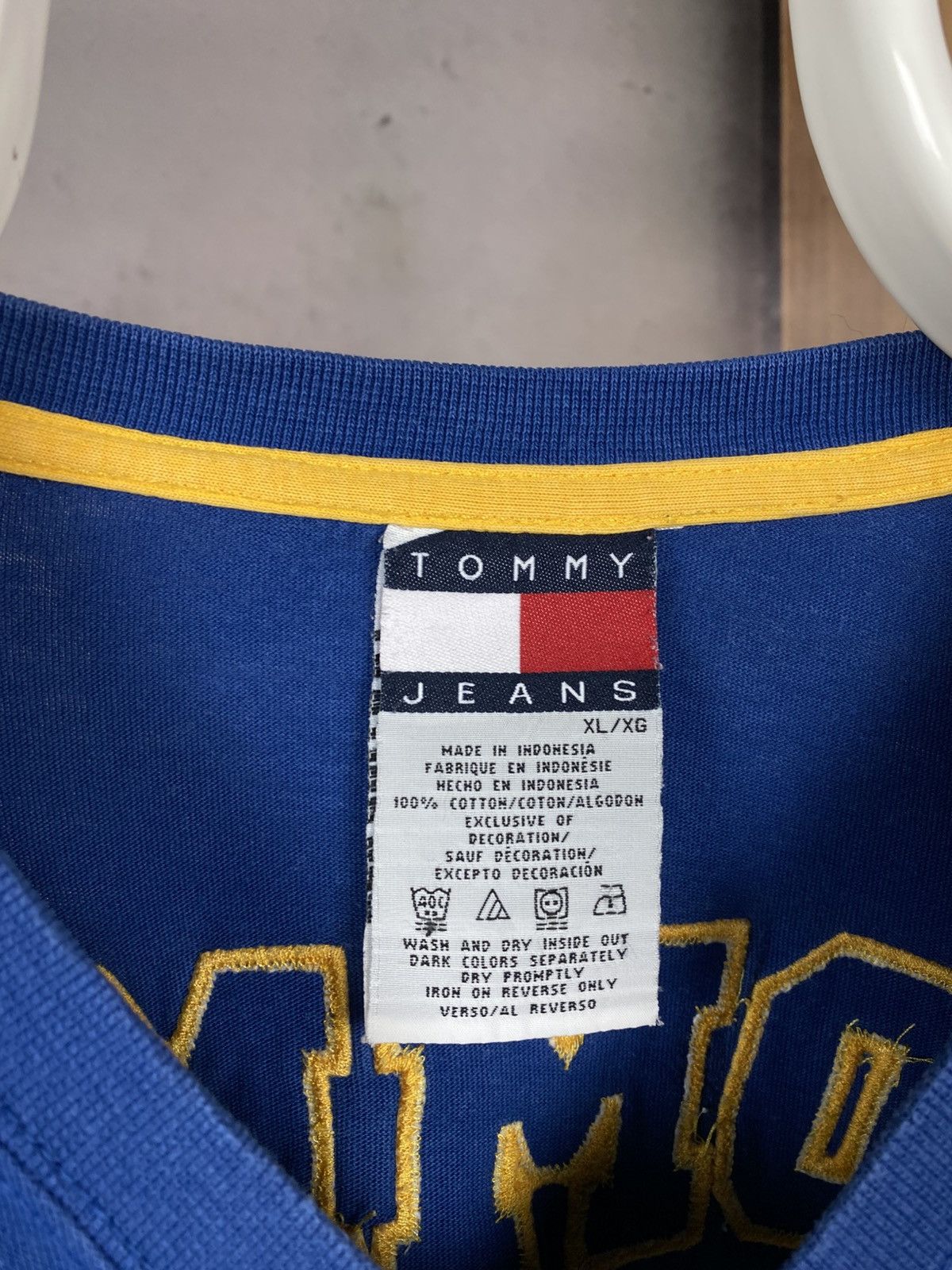 Tommy Hilfiger 🔥Vintage 90s Sweatshirt V-Neck Collar Tommy Hilfiger Jeans🔥 Size US XL / EU 56 / 4 - 11 Thumbnail