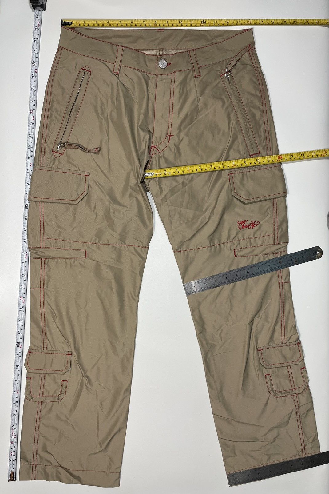 Vintage Dance With Dragon Kyoto japan Cargo multi pocket utility Size US 32 / EU 48 - 15 Thumbnail