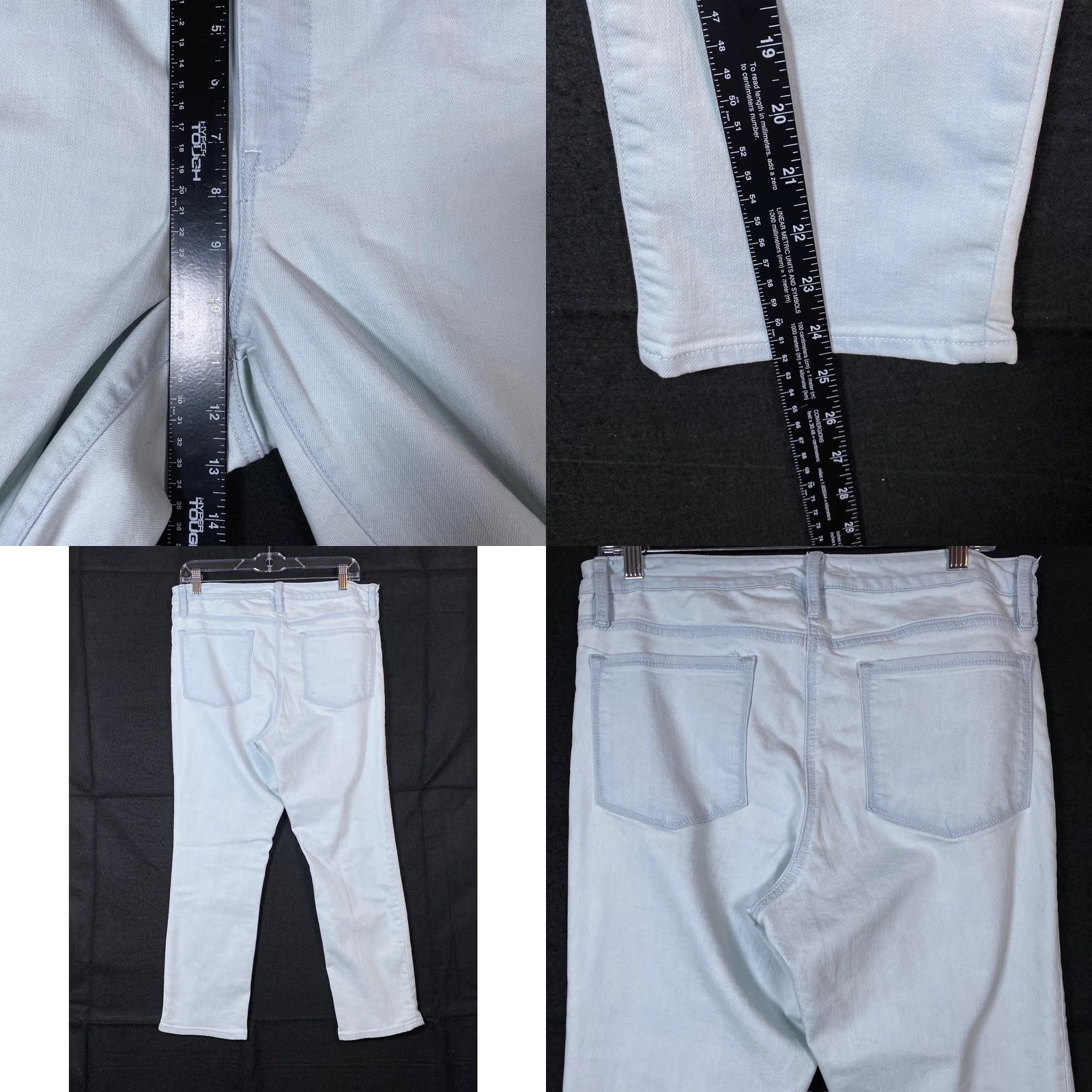 Athleta Athleta Jeans Light Blue Denim Mid Rise Straight Stretch 12 Women's Pants 12 Size 24" / US 00 / IT 34 - 8 Thumbnail