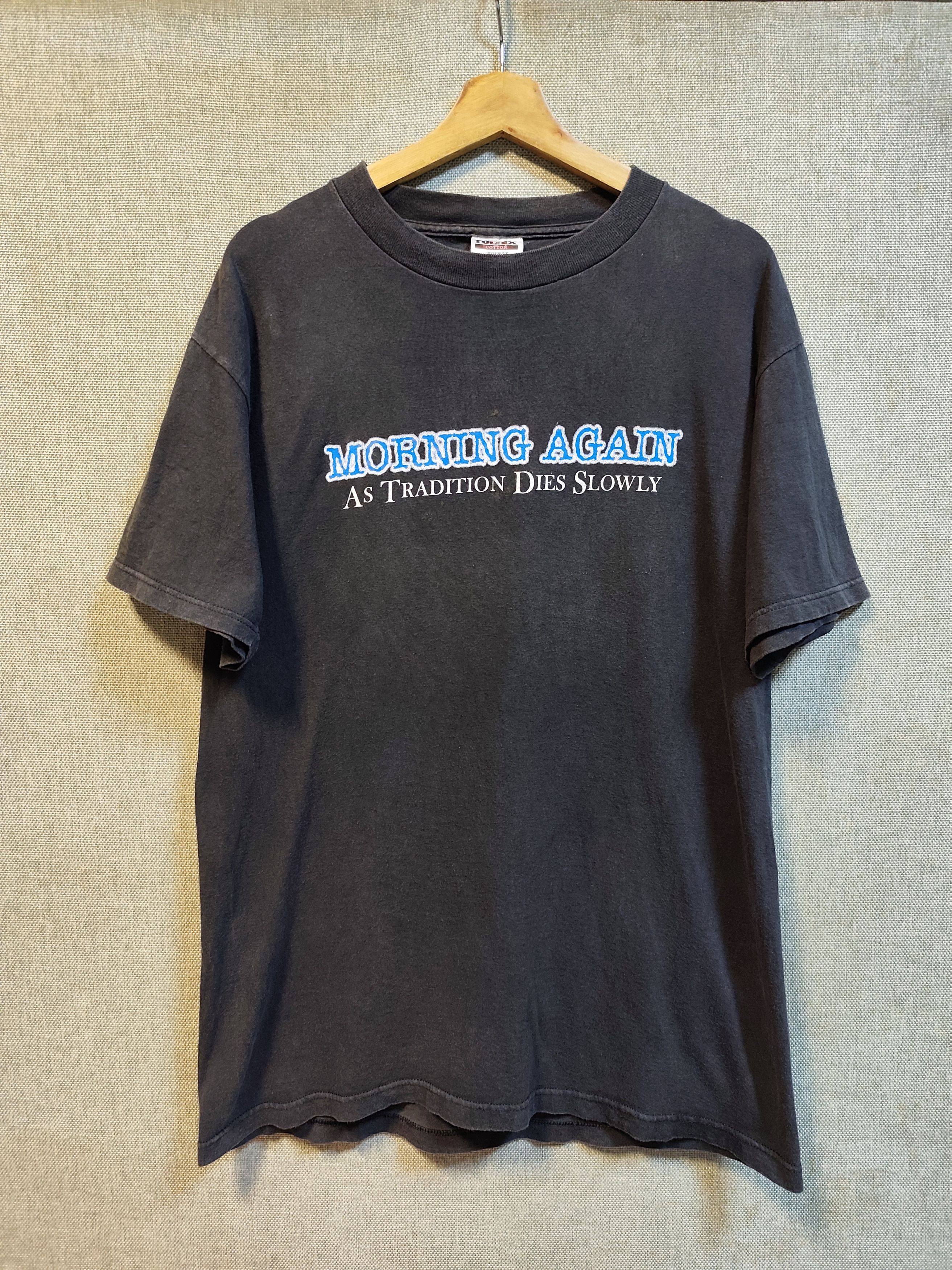 Band Tees Vintage 90s Morning Again As Tradition Dies Slowly T Shirt Size US L / EU 52-54 / 3 - 1 Thumbnail