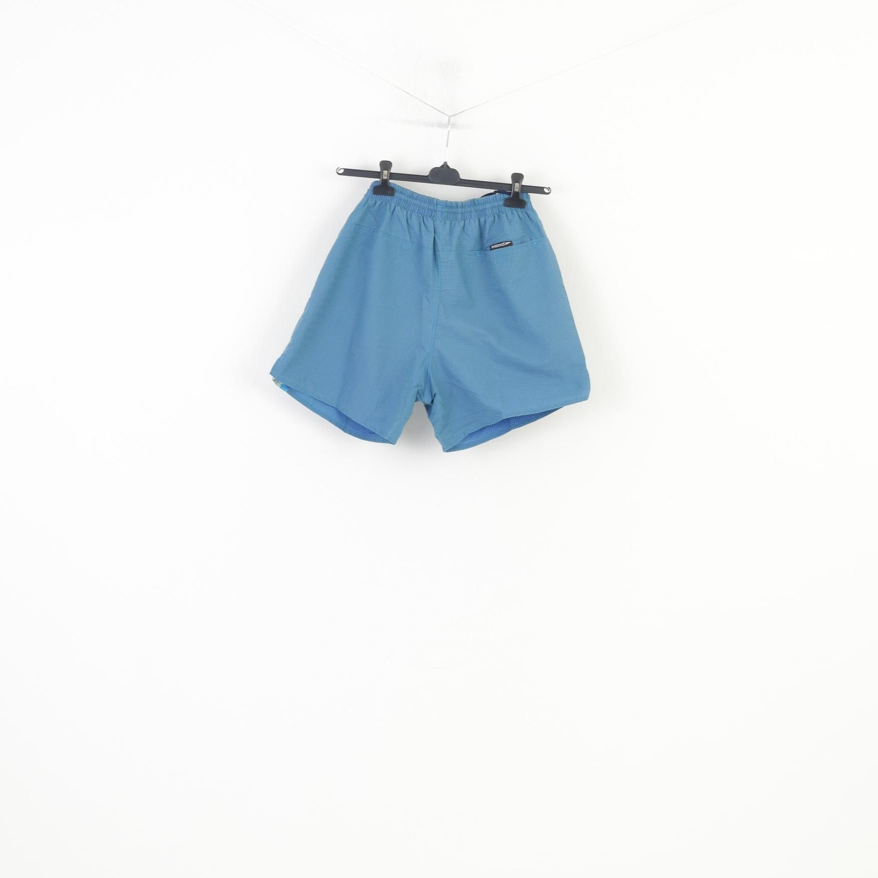 Speedo × Vintage Speedo Men M Shorts Blue Checkered Training Sportswear 10886 Size US 32 / EU 48 - 6 Thumbnail