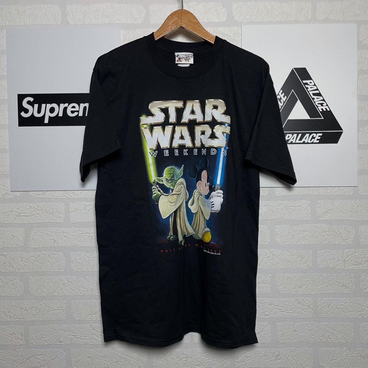 Disney Crazy vintage 2003 Star Wars disney Mickey Mouse shirt Yoda Size US M / EU 48-50 / 2 - 1 Thumbnail