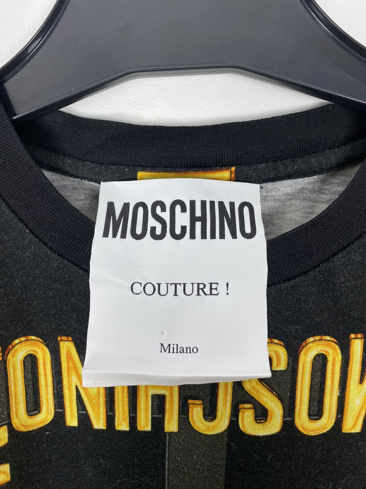 Moschino Moschino Lapped Belt T-Shirt Couture! Milano tee y2k gold Size US S / EU 44-46 / 1 - 4 Thumbnail