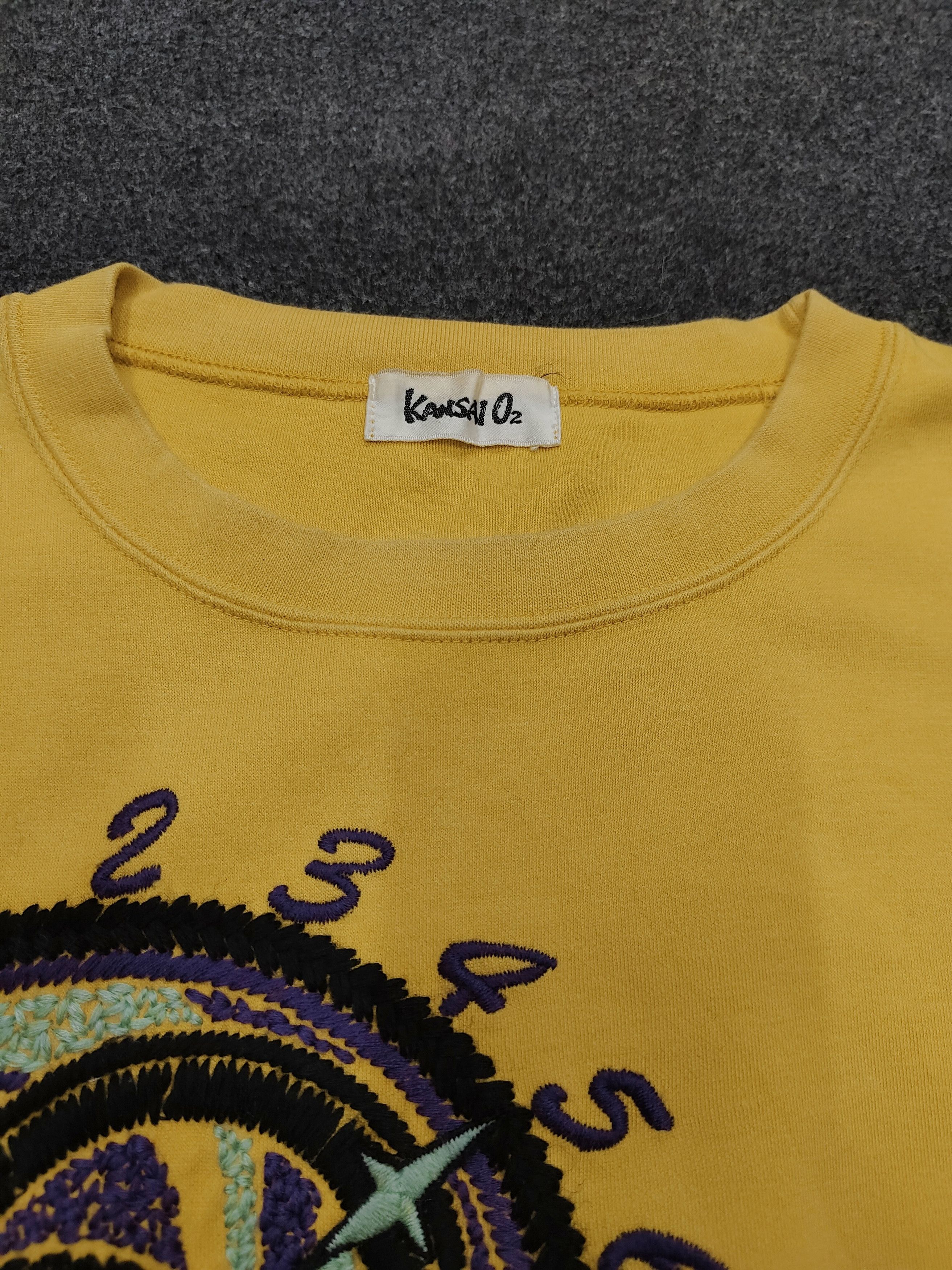 Kansai Yamamoto 90s Kansai O2 Archive Astronomical Rope Embroidery Sweatshir Size US M / EU 48-50 / 2 - 6 Thumbnail