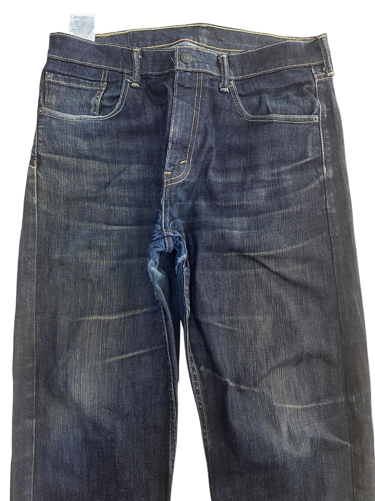 Levi's Levi’s 505 Dark Blue Wash Style Loose Jeans Size US 33 - 2 Thumbnail