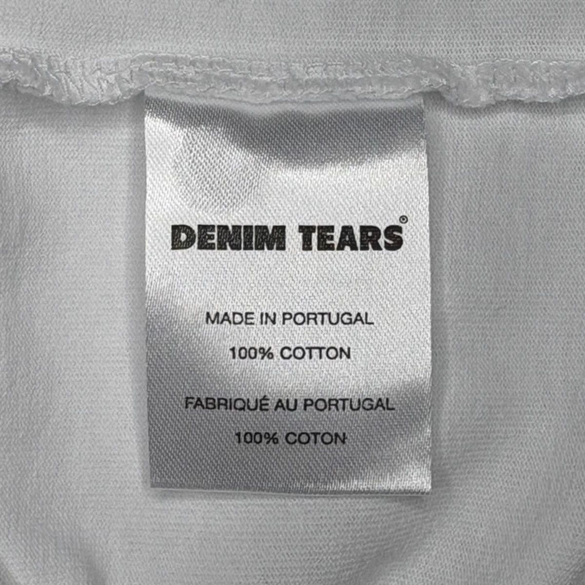DENIM TEARS Denim Tears White Deflated Basketball T-Shirt Size US M / EU 48-50 / 2 - 5 Thumbnail
