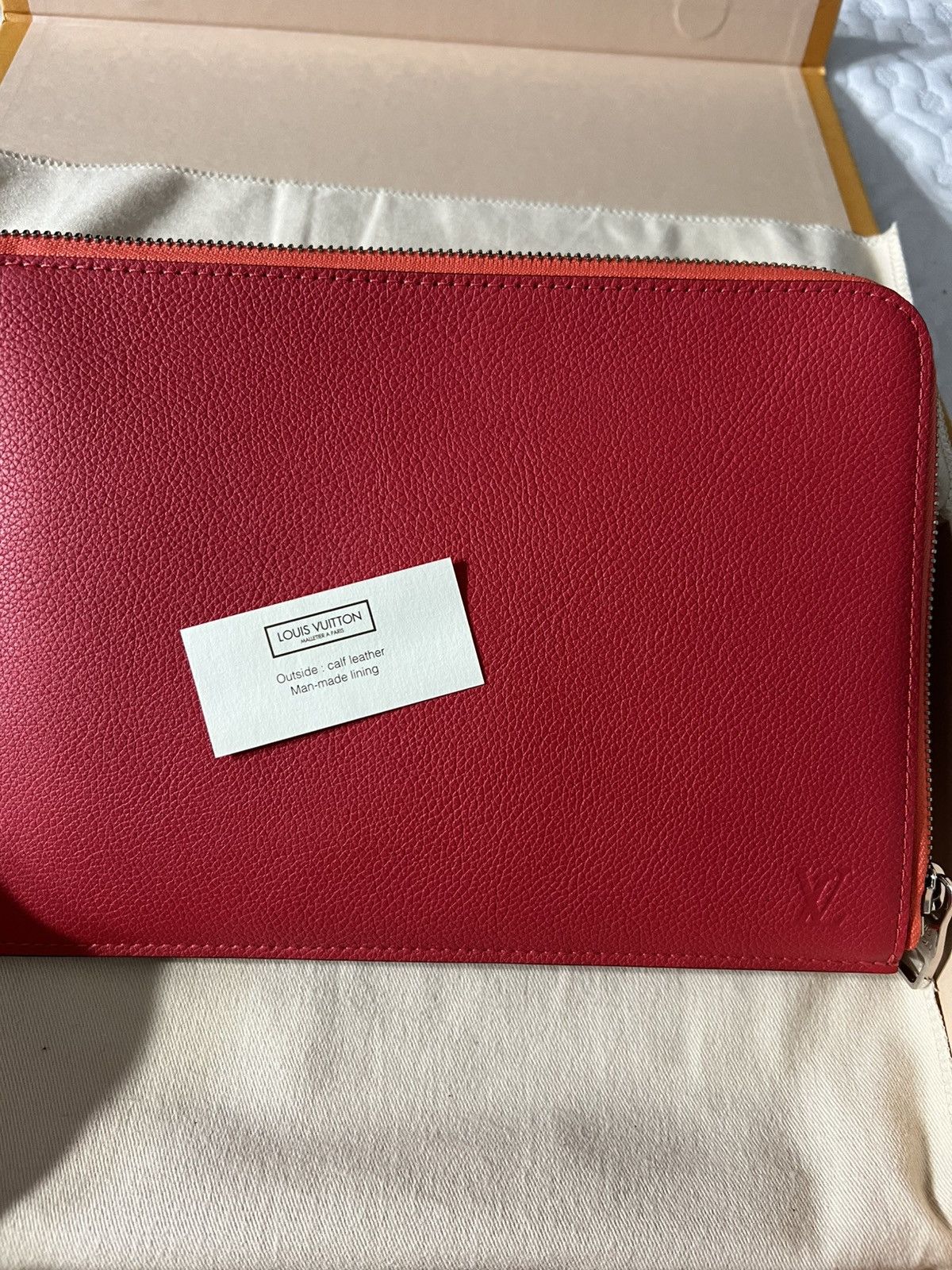 Louis Vuitton Red Louis Vuitton hand bag Size ONE SIZE - 5 Thumbnail