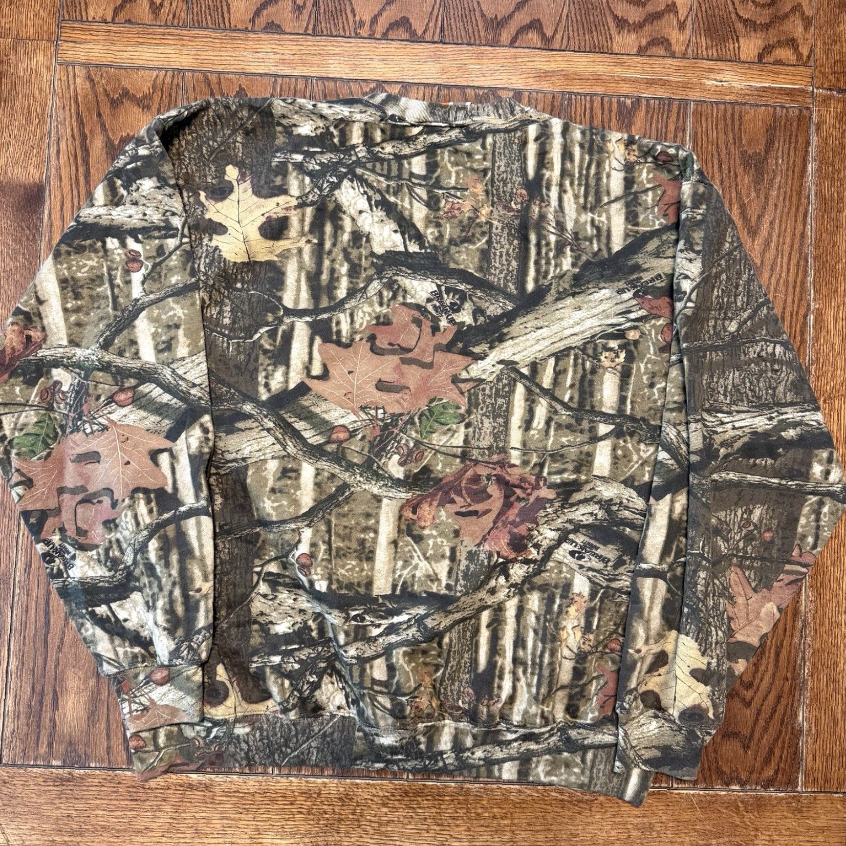 Realtree VINTAGE Russell Outdoors Real Tree Crewneck Sweatshirt Mens 2XL Break Up Size US XXL / EU 58 / 5 - 4 Thumbnail
