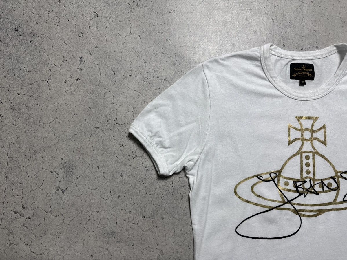 Vivienne Westwood Vivienne Westwood Anglomania Big Logo White T-Shirt Women’s Size M / US 6-8 / IT 42-44 - 3 Thumbnail