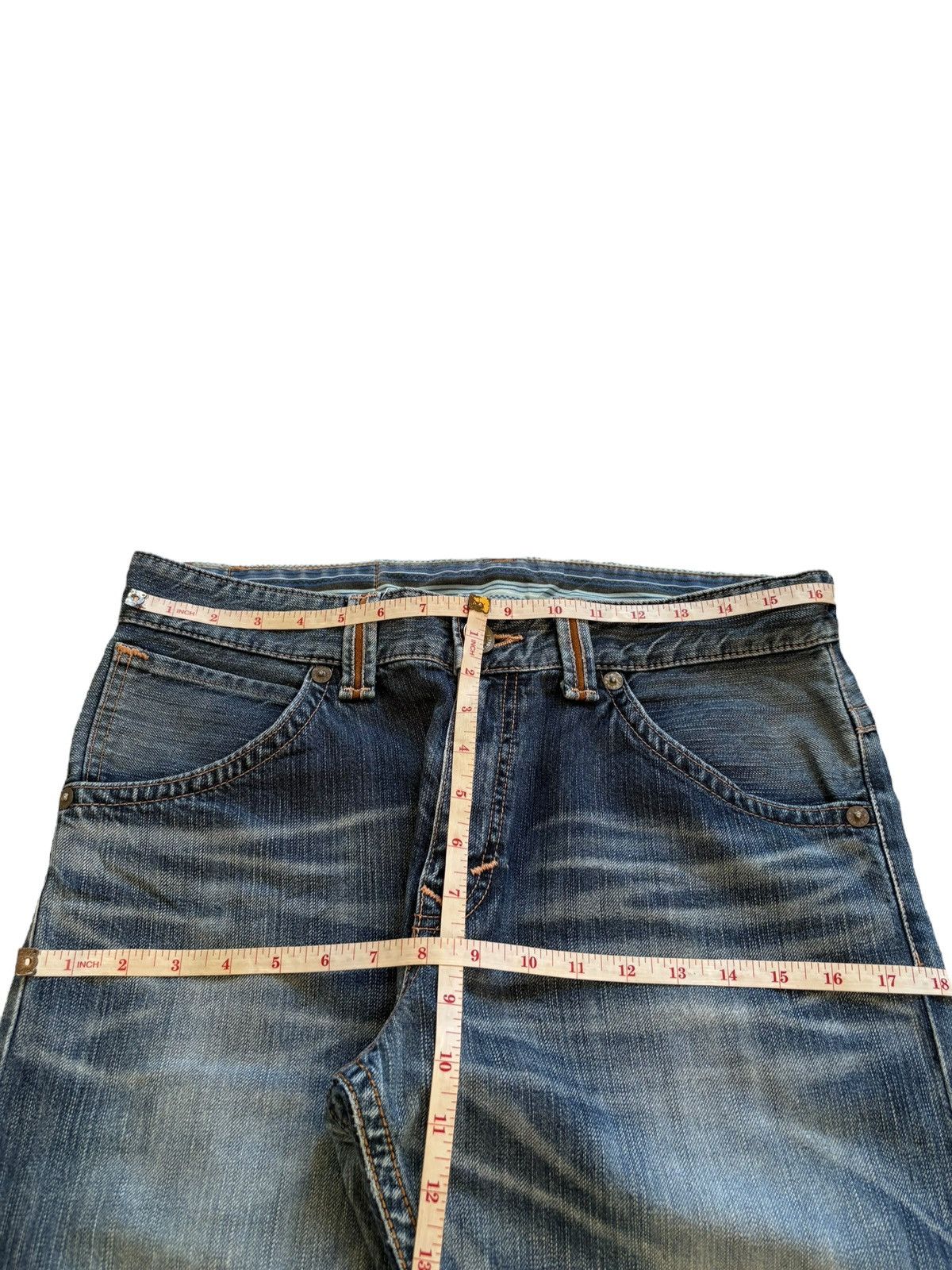 Edwin Exclusive Vintage Edwin Faded Wash Loose Jeans Size US 33 - 12 Thumbnail