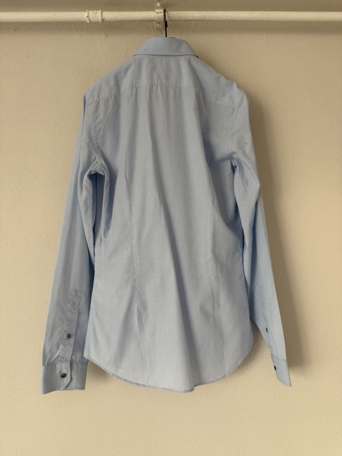 Gucci Light Blue Skinny Shirt with Pocket Size US M / EU 48-50 / 2 - 2 Thumbnail