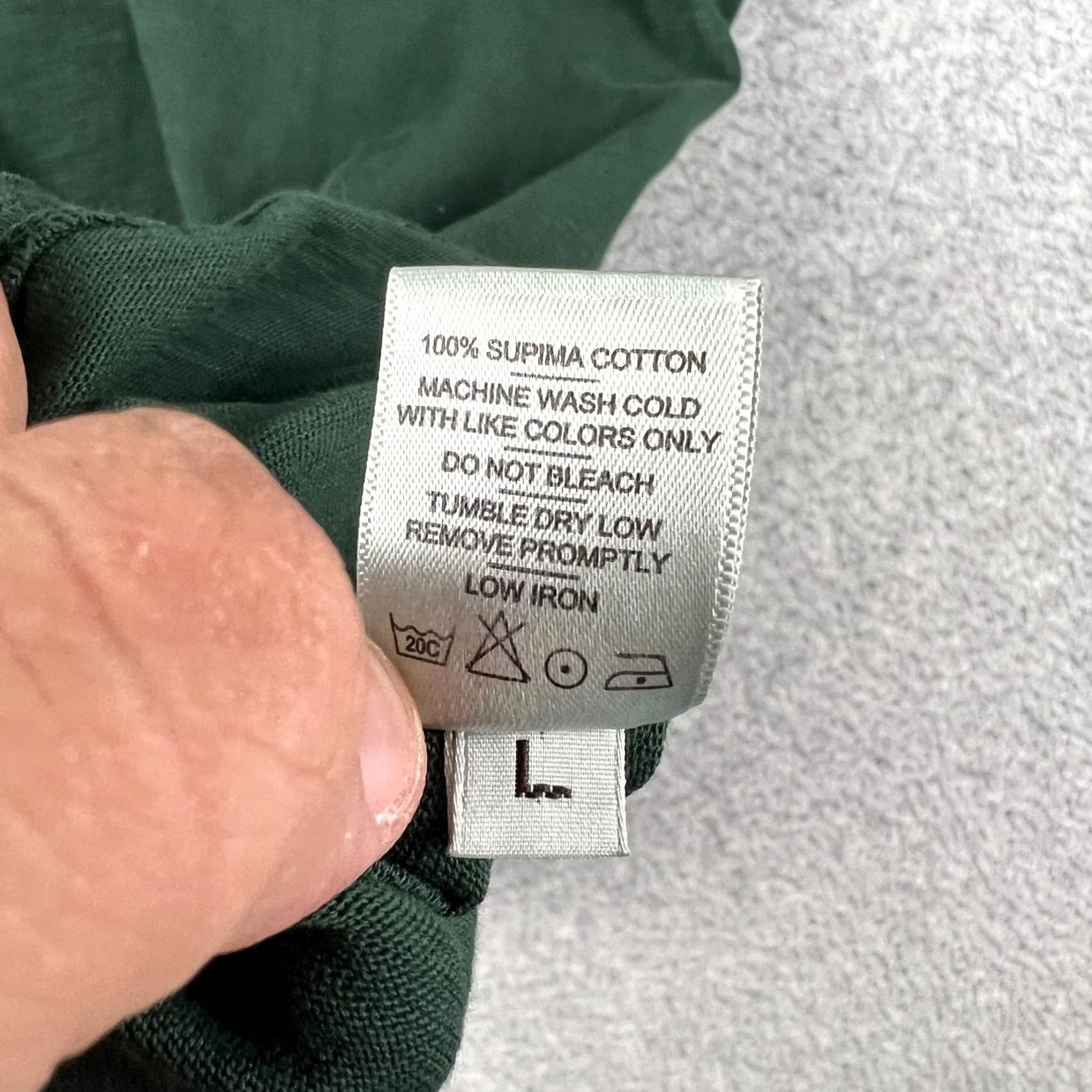 Vintage American Giant Shirt Crew Large Green Premium Huckberry USA Made Short Sleeve Size US L / EU 52-54 / 3 - 4 Thumbnail