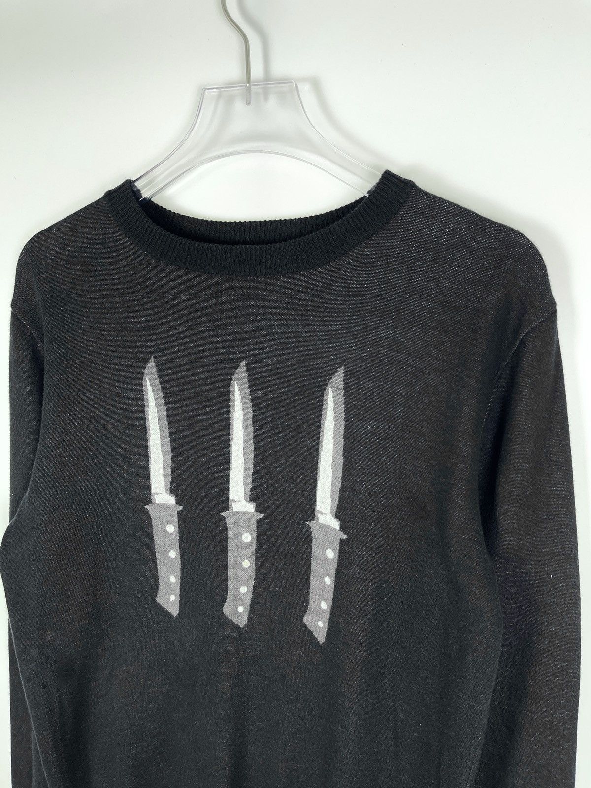 JOHN LAWRENCE SULLIVAN John Lawrence Sullivan Knives Jacquard Sweater Size US S / EU 44-46 / 1 - 2 Thumbnail