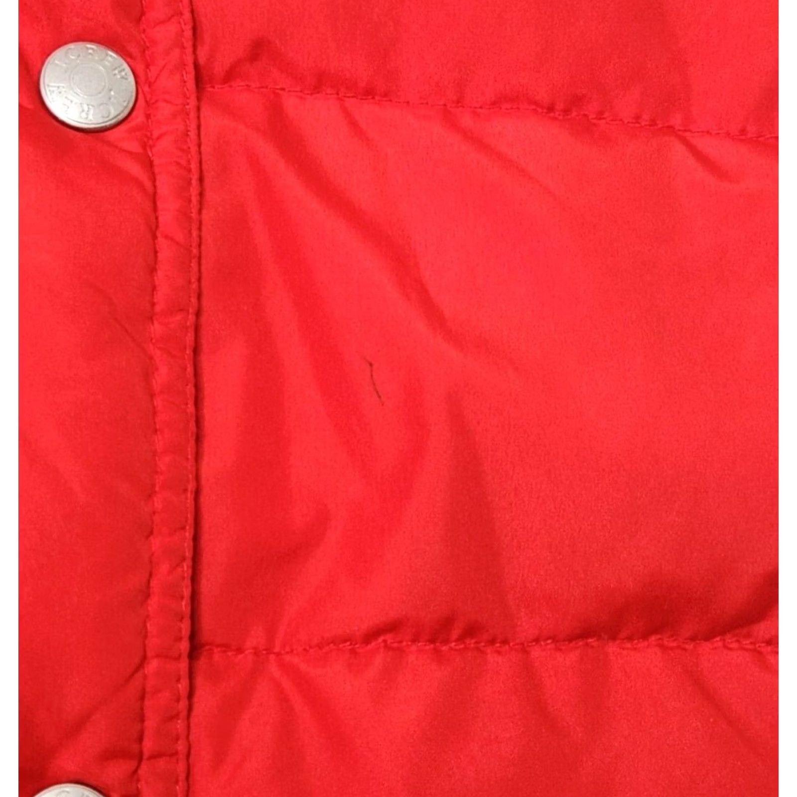 J.Crew J.CREW Vest Puffer Down Full Zip Red-Orange M Womens Jacket Size M / US 6-8 / IT 42-44 - 3 Thumbnail