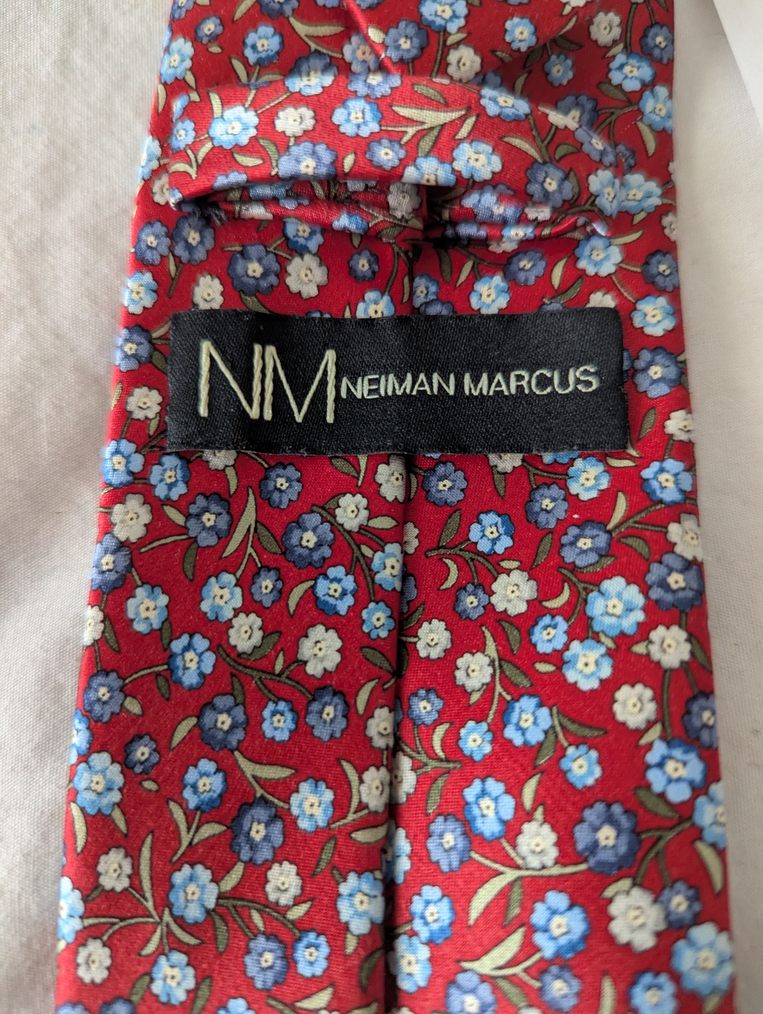 Neiman Marcus Silk tie by Neiman Marcus Size ONE SIZE - 2 Thumbnail