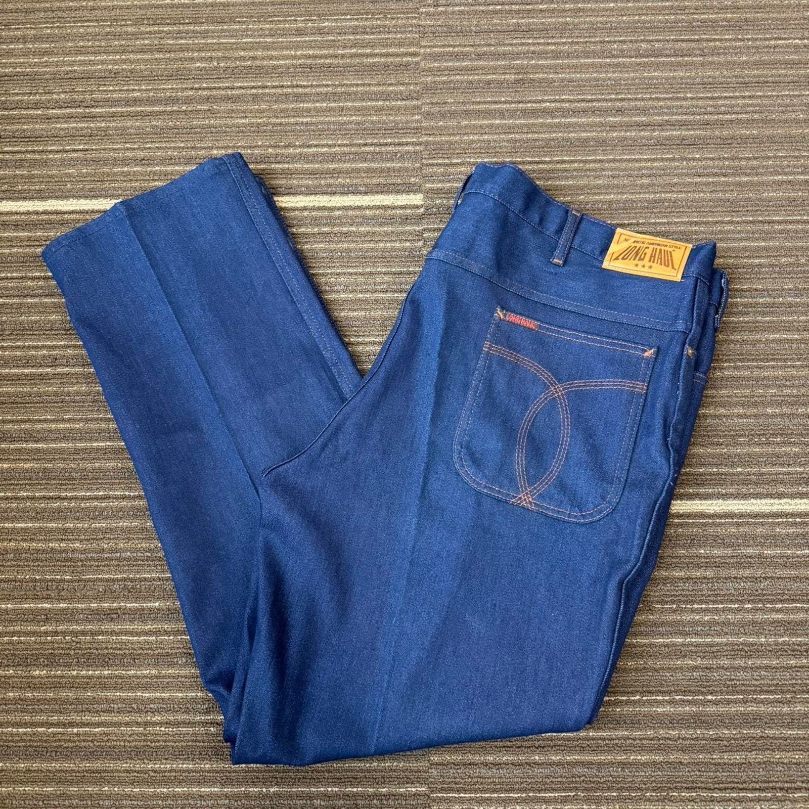 JNCO × Vintage Vintage 80s Made in USA baggy "Long Haul" Denim Jeans Size US 44 / EU 60 - 1 Thumbnail
