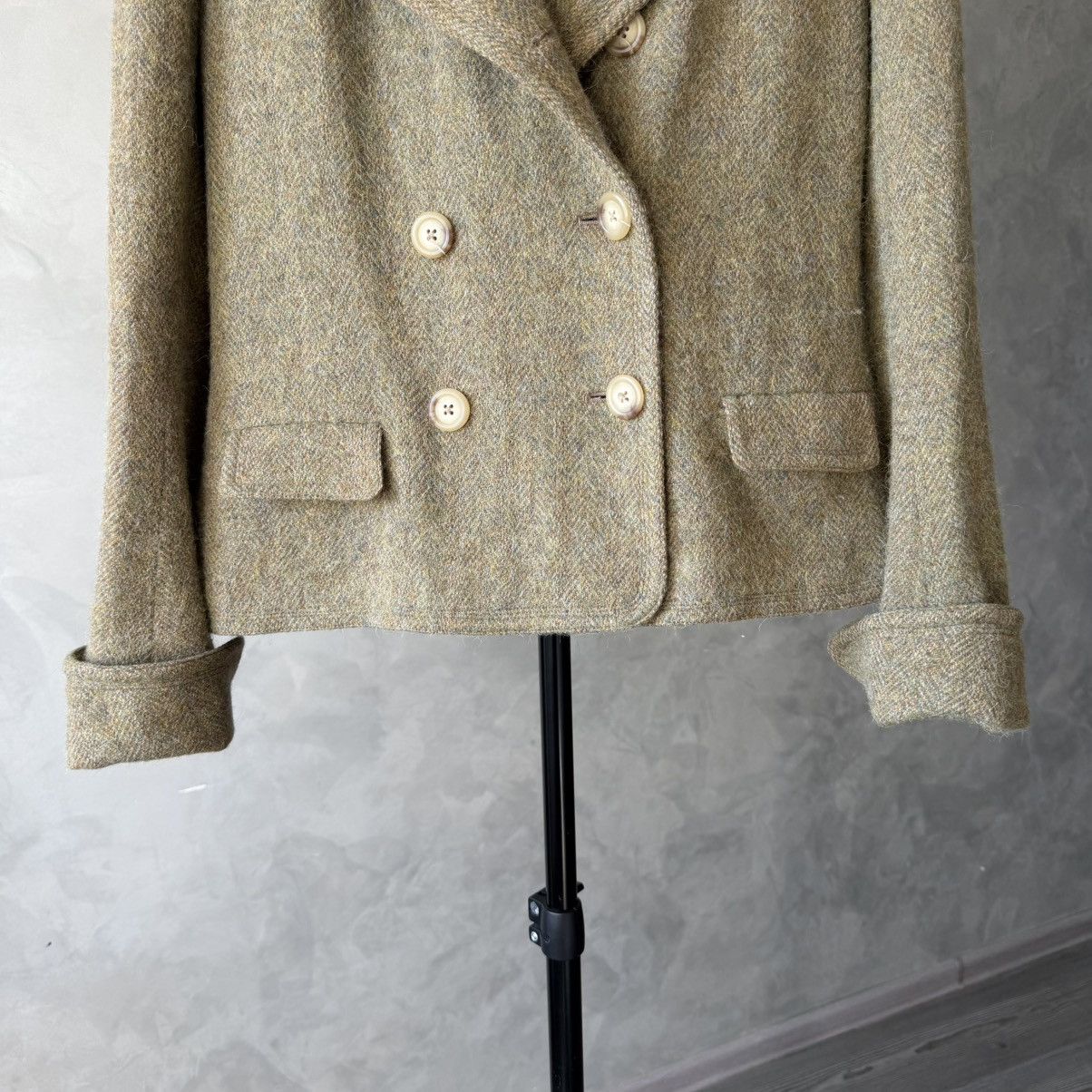 Polo Ralph Lauren Polo Ralph Lauren Vintage Herringbone Double Breasted Jacket Size M / US 6-8 / IT 42-44 - 4 Thumbnail