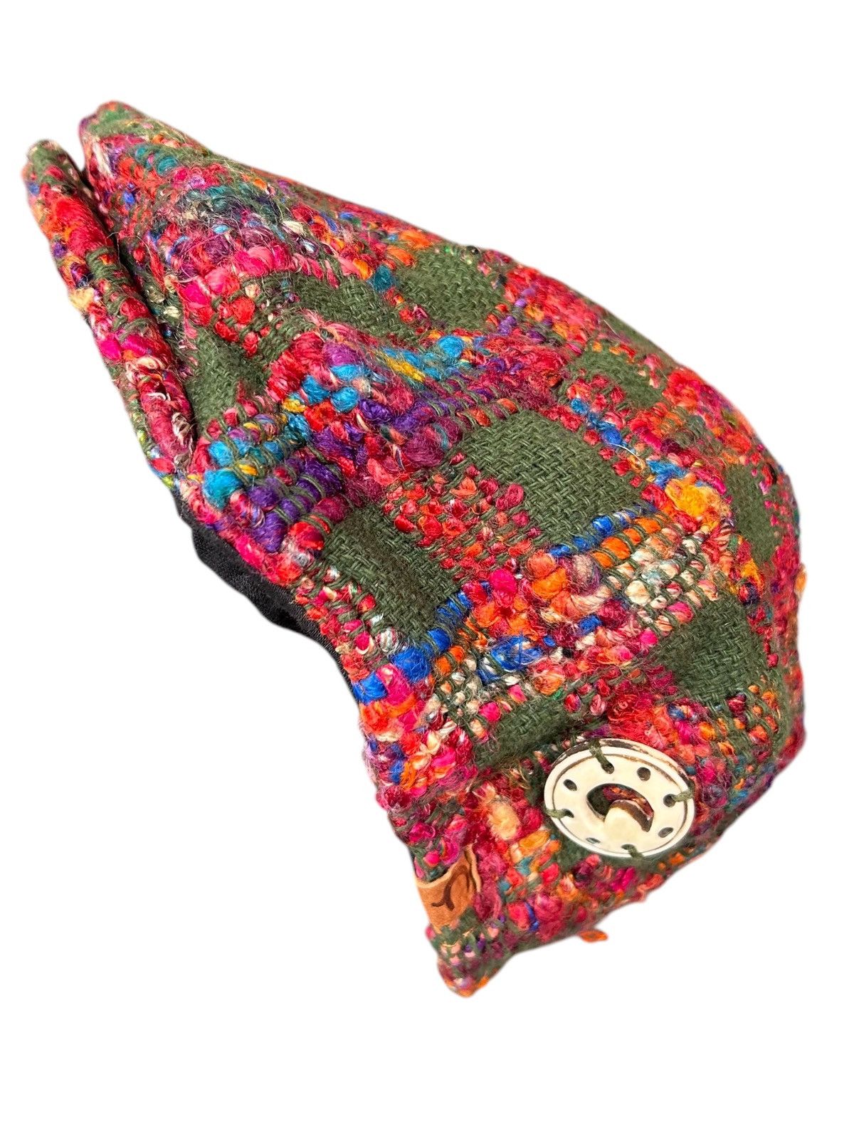 Japanese Brand × Kapital × Vintage Rare Amina Hippies Style Knitt Baret Hats Size ONE SIZE - 1 Thumbnail