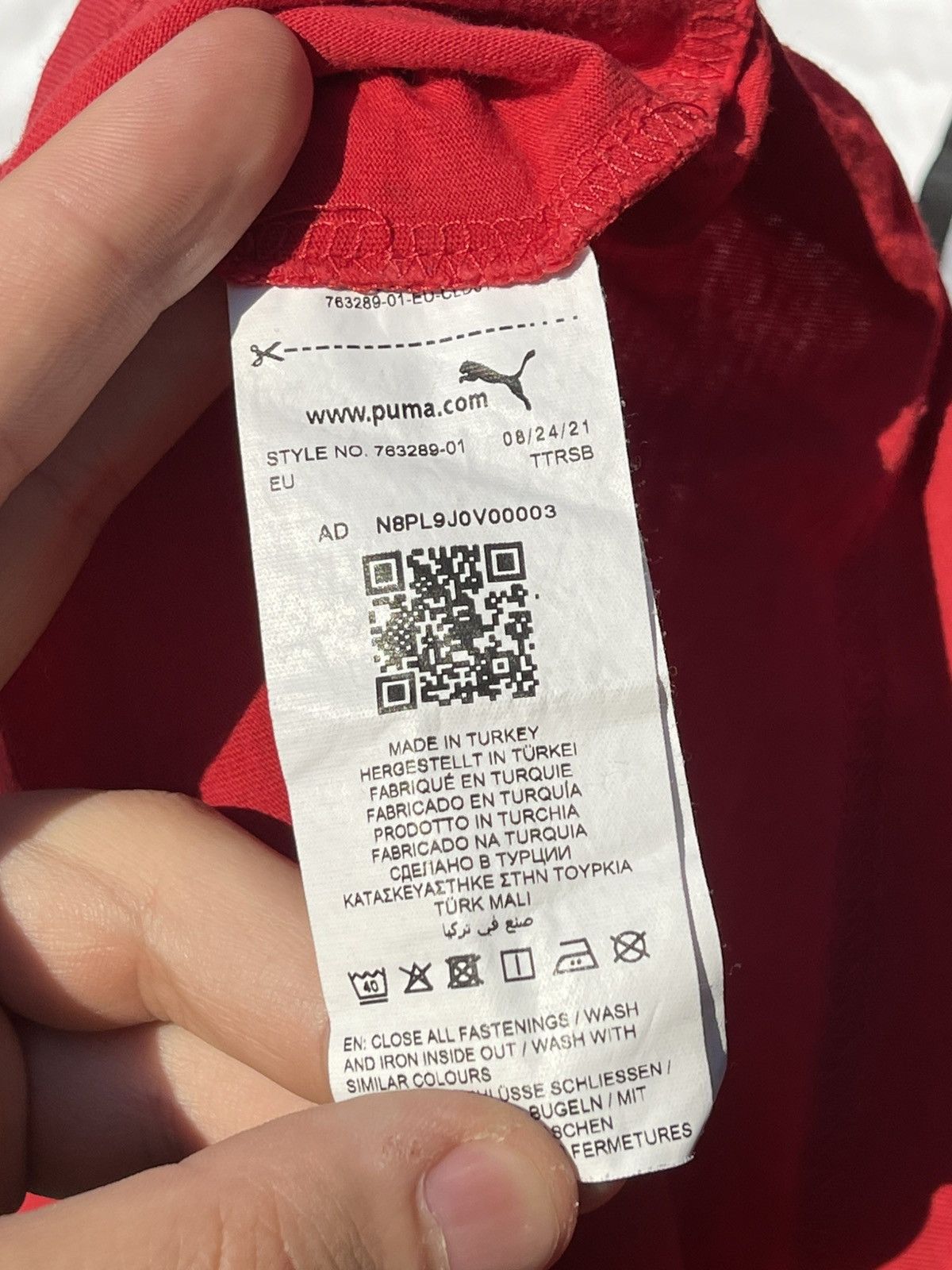 Ferrari × Puma Puma Ferrari #16 Charles Leclerc Formula 1 T-shirt jersey Size US XL / EU 56 / 4 - 11 Thumbnail