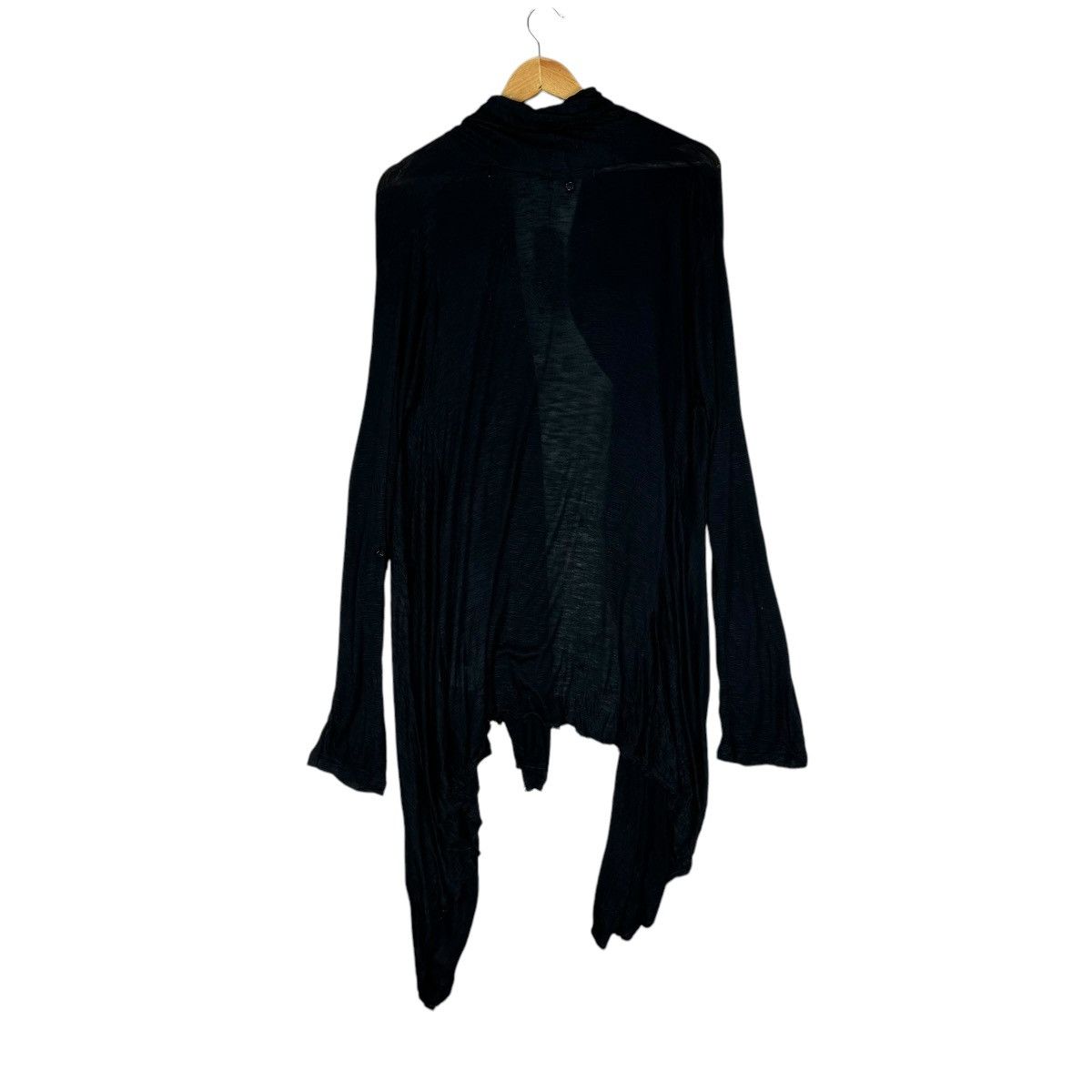 CIVARIZE ☀️CIVARIZE BLACK RAYON SPIRAL COLLAR CARDIGAN JACKET Size M / US 6-8 / IT 42-44 - 10 Thumbnail