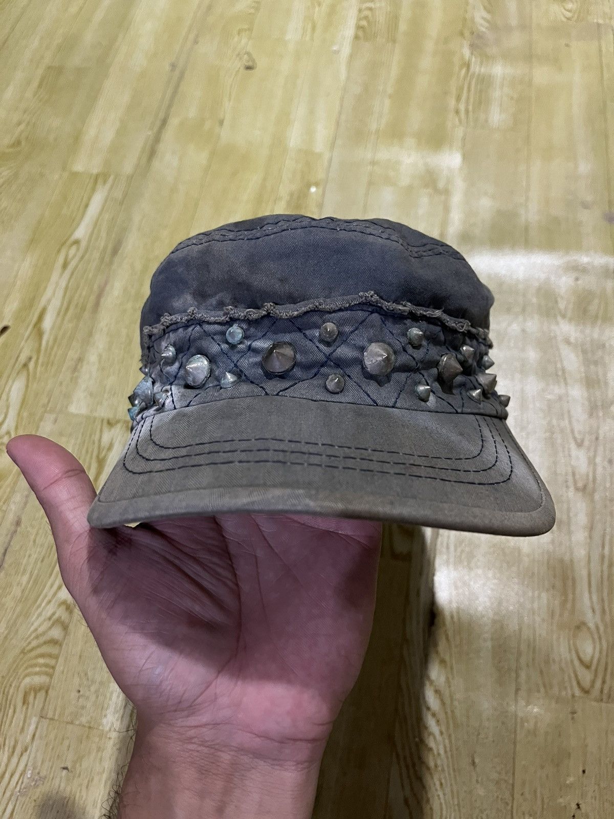 Japanese Brand 🖤BLACKFRIDAY🖤Japanese gothic super thrash studed hats Size ONE SIZE - 8 Thumbnail