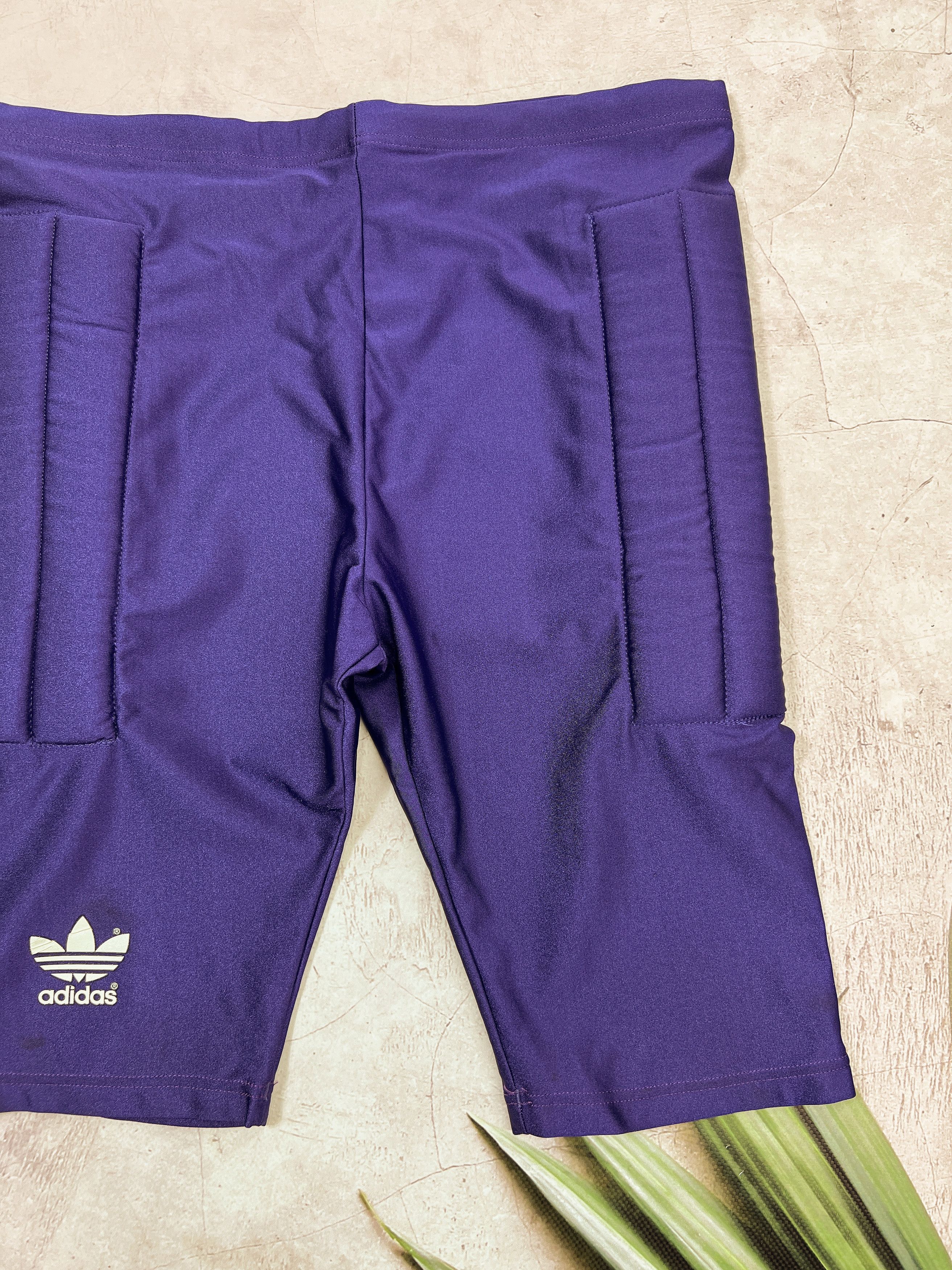 Adidas × Vintage Vintage 80s Tights Shorts Stretch YUGOSLAVIA Size US 32 / EU 48 - 4 Thumbnail