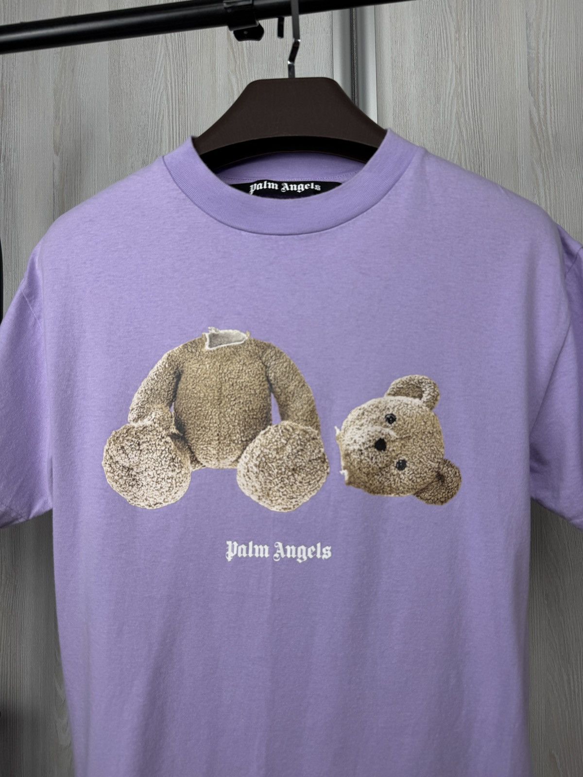 Palm Angels Palm Angels Kill The Bear Lilac Tee Shirt Small Size US S / EU 44-46 / 1 - 5 Thumbnail