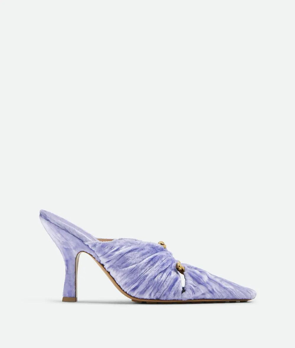 Bottega Veneta o1n1vont1225 Bunnie Mules in Purple Size US 5.5 / IT 35.5 - 1 Thumbnail