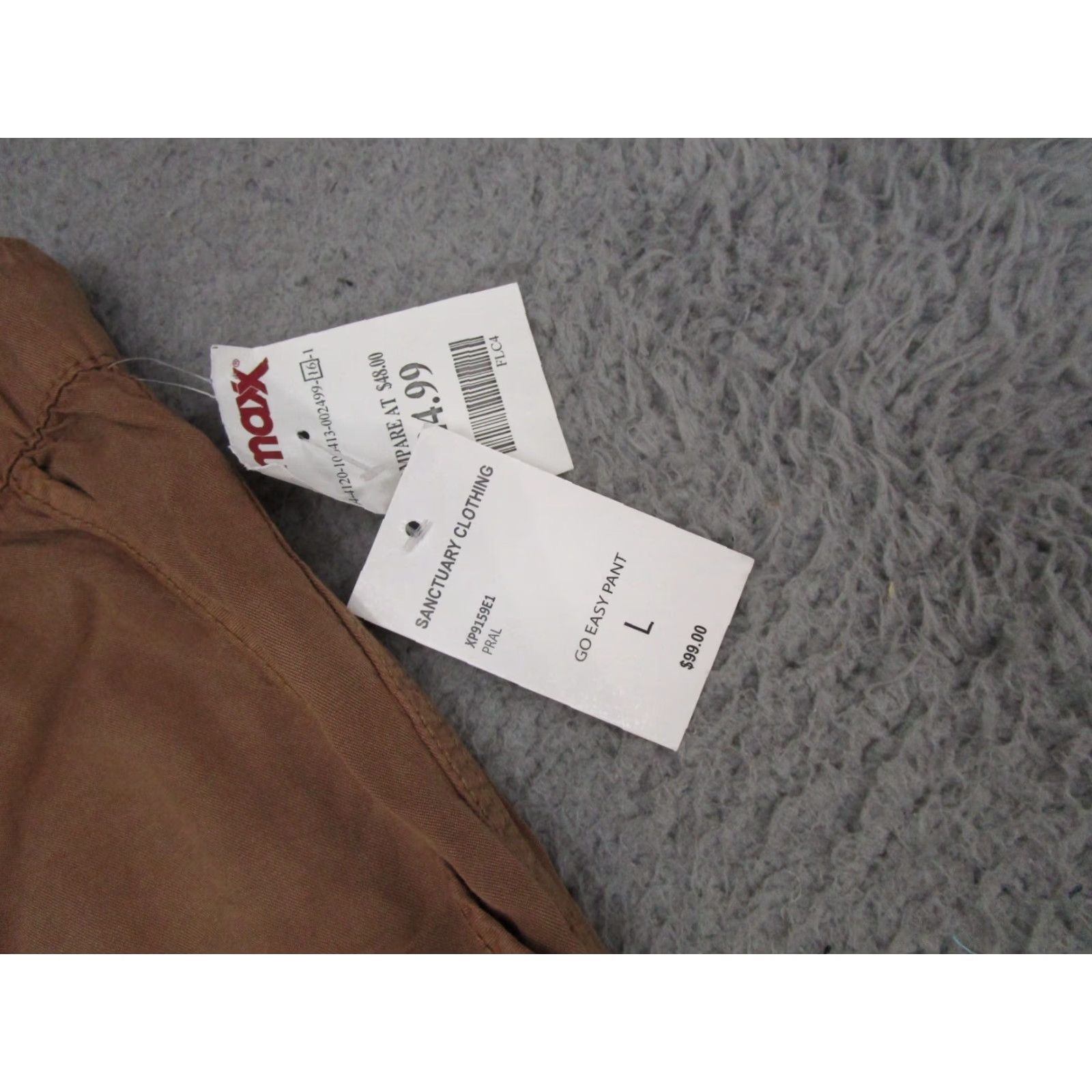 Sanctuary NWT Sanctuary Pants Women Travel Beige Lightweight Lyocell Size L New NWT Lyocell Pants Beige Sanctuary Women Travel Lightweight Size 36" / US 14 / IT 50 - 2 Thumbnail