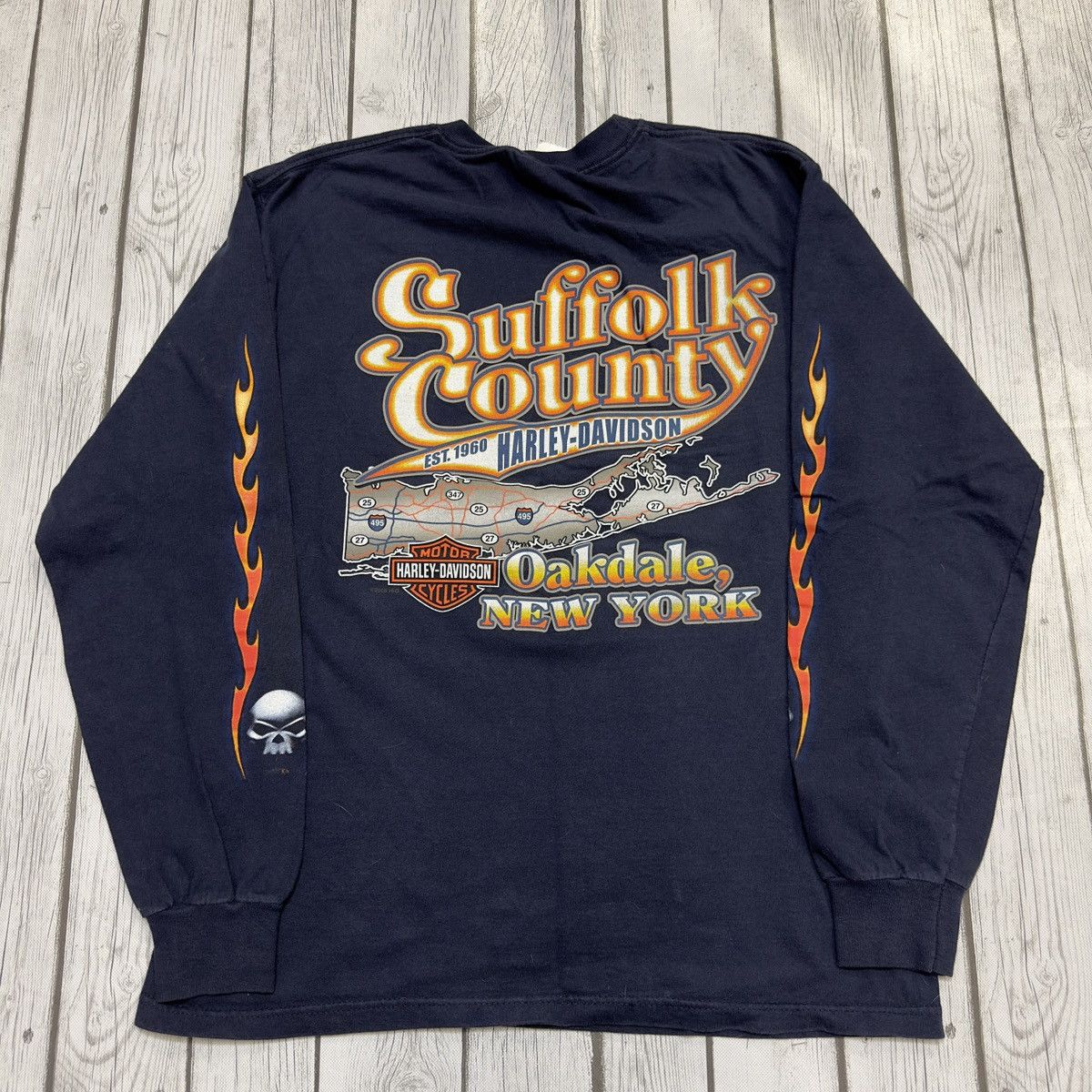Harley Davidson × Vintage Vintage Harley Davidson long sleeve tee Size US M / EU 48-50 / 2 - 2 Thumbnail