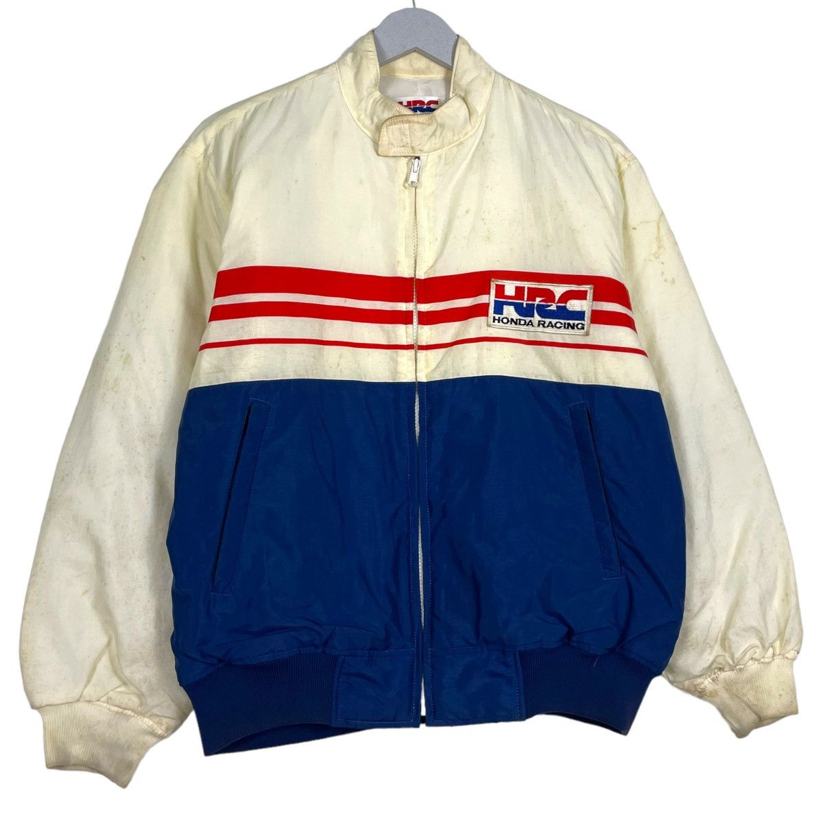 Honda × Kadoya 💥80s HONDA HRC RACING BIKE BOMBER JACKET Size US M / EU 48-50 / 2 - 5 Thumbnail