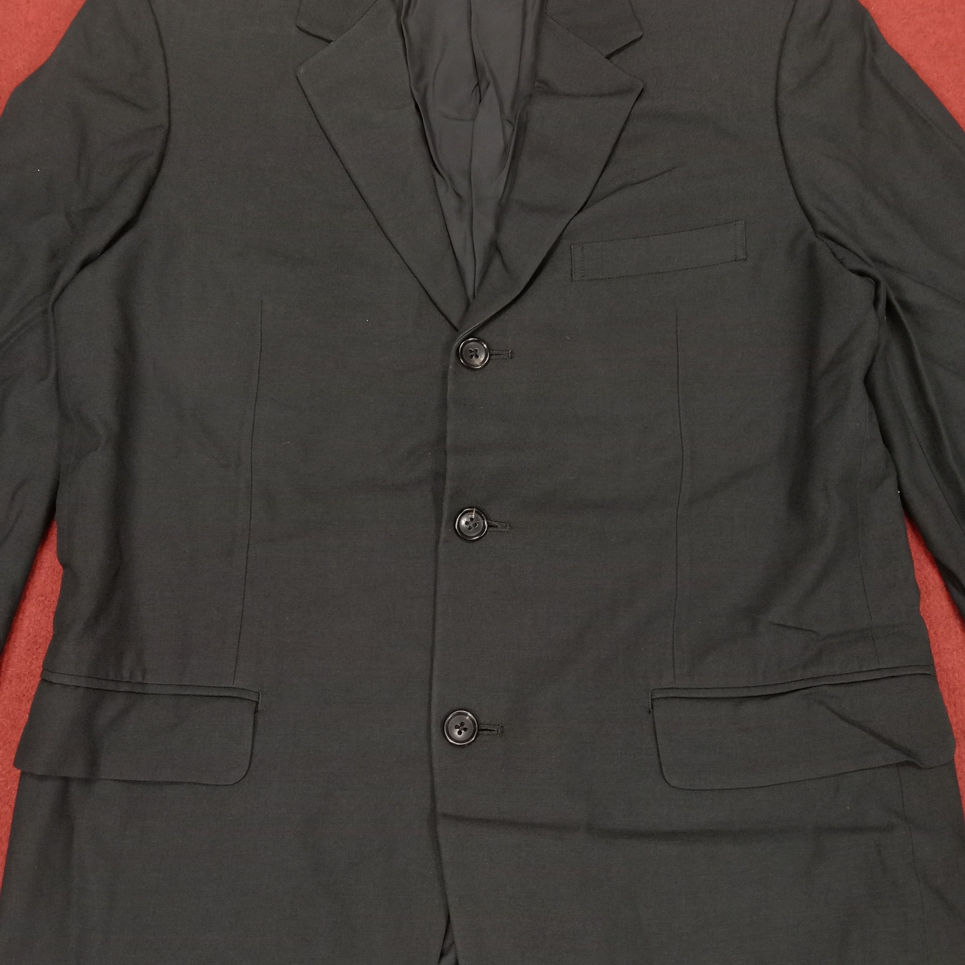 Designer × Y's for Men × Yohji Yamamoto Y's For Men Yohji Yamamoto Japanese Designer Formal Blazer Size US M / EU 48-50 / 2 - 2 Thumbnail