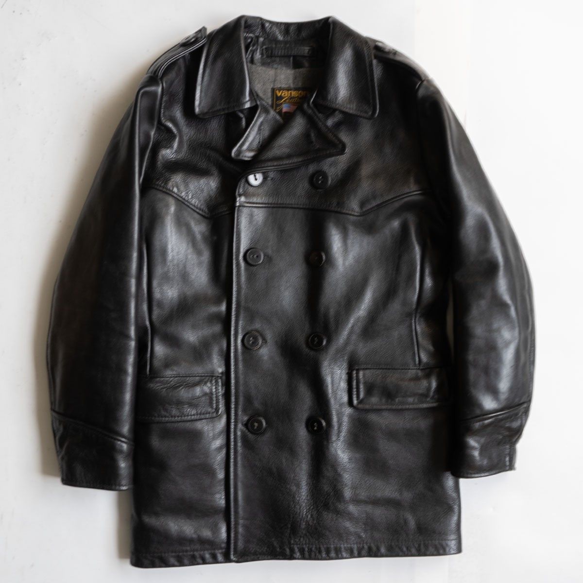 Vintage VANSON Remington Leather Coat Size 38 Size US M / EU 48-50 / 2 - 1 Thumbnail
