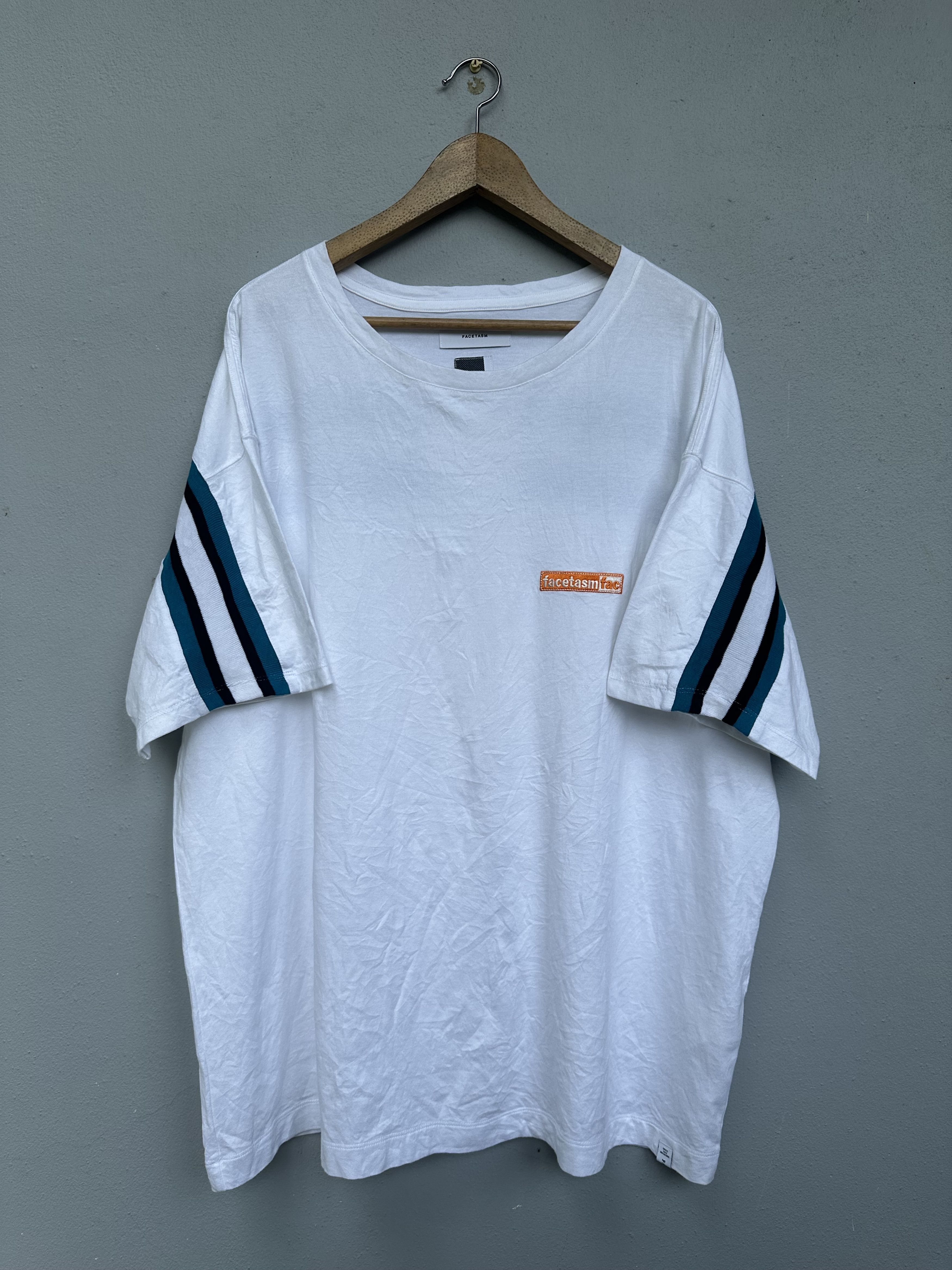 Facetasm Fecetasm Stripe Gross Face Mutation Oversize Tee Size US L / EU 52-54 / 3 - 4 Thumbnail