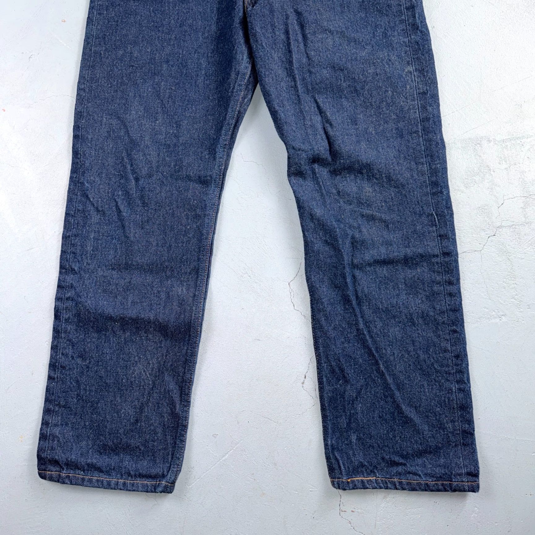 Levi's VINTAGE Levi's 501 Jeans Straight Neat Dark Wash 33x30 Men Regular Blue 90s USA Mens Size US 33 - 3 Thumbnail